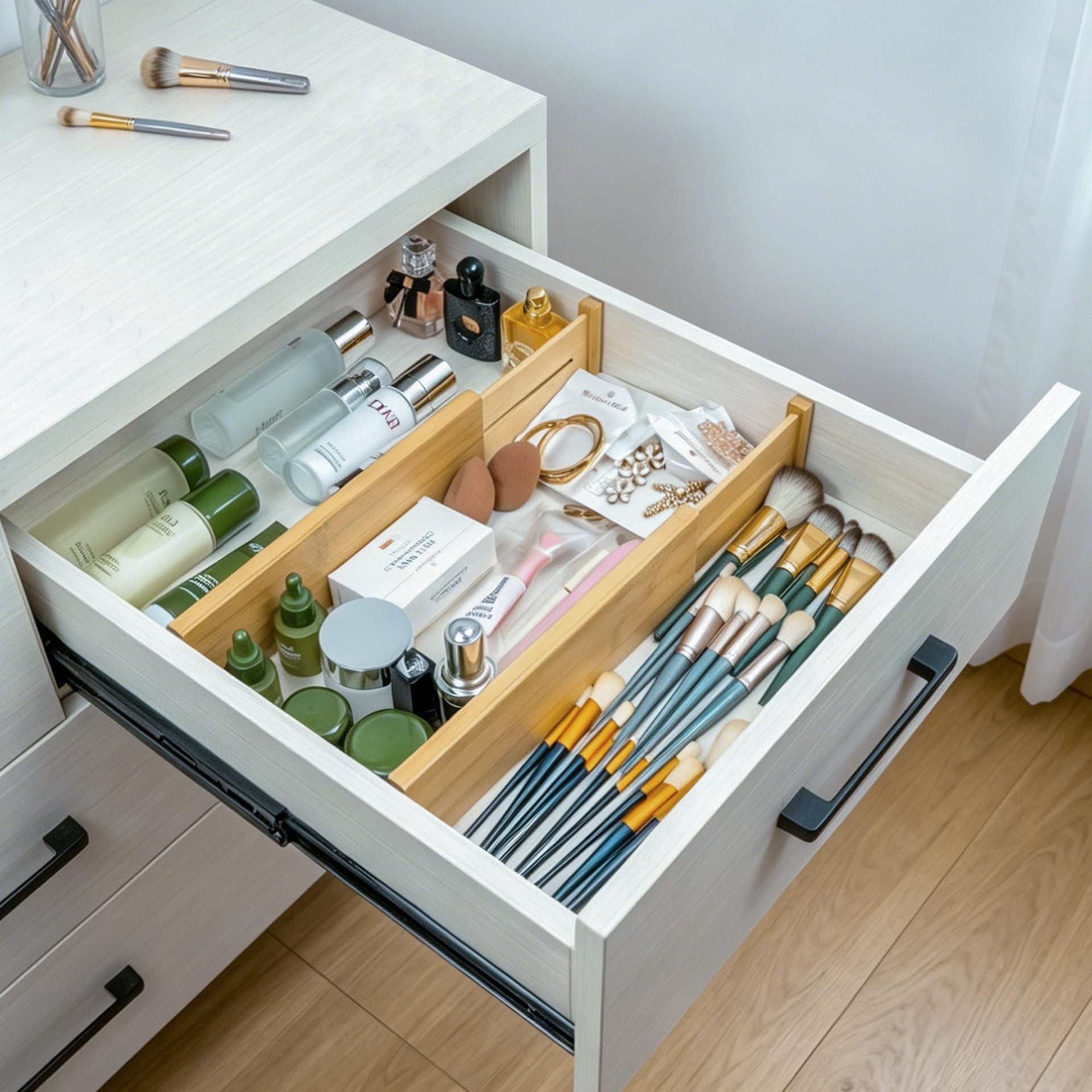Bamboo Dresser Drawer Dividers