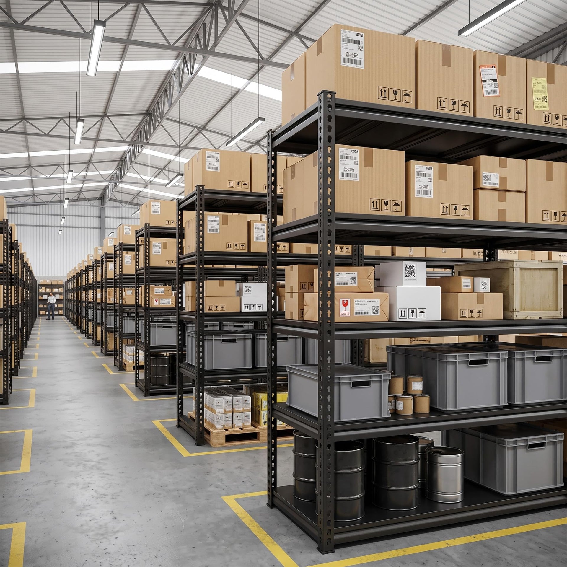 72" H Garage Shelving Load 2500Lbs for Homeowners and Commercial Use (2 Count)