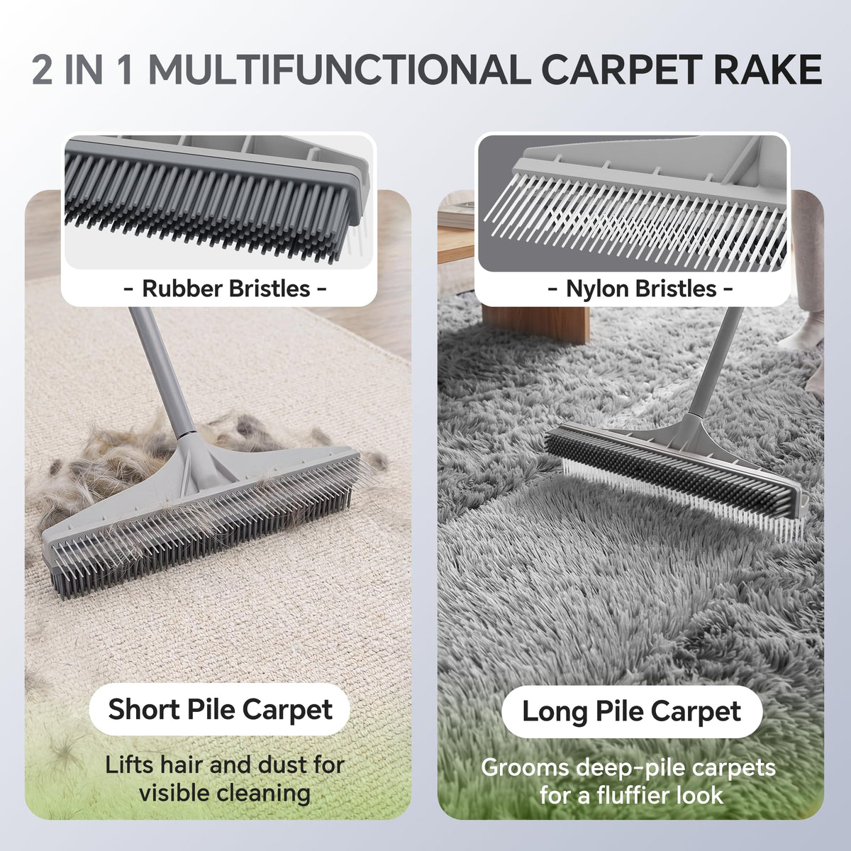 Carpet Brush for Pet Hair Removal