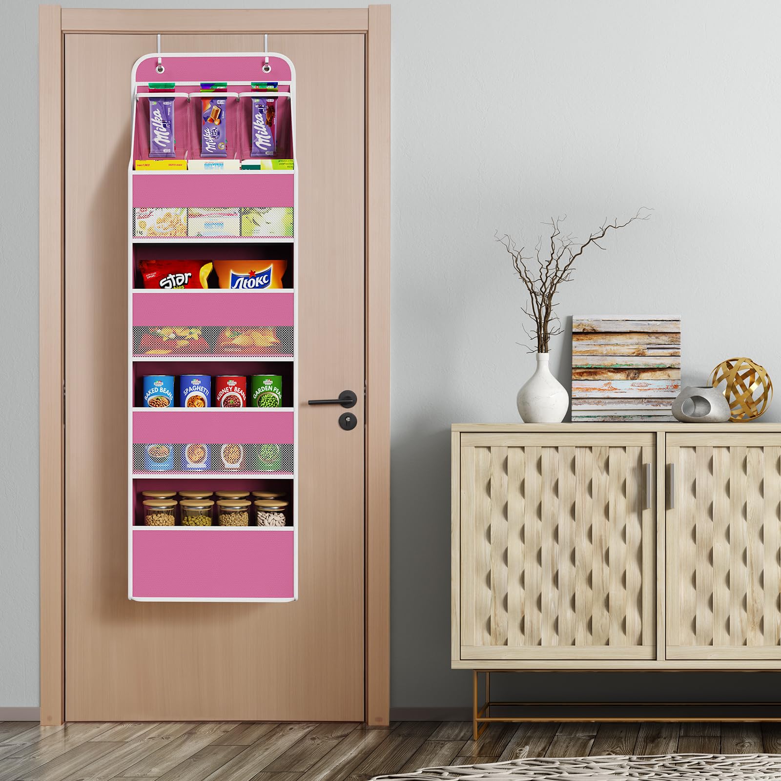 Fabric Over Door Hanging Organizer for Baby Nursery