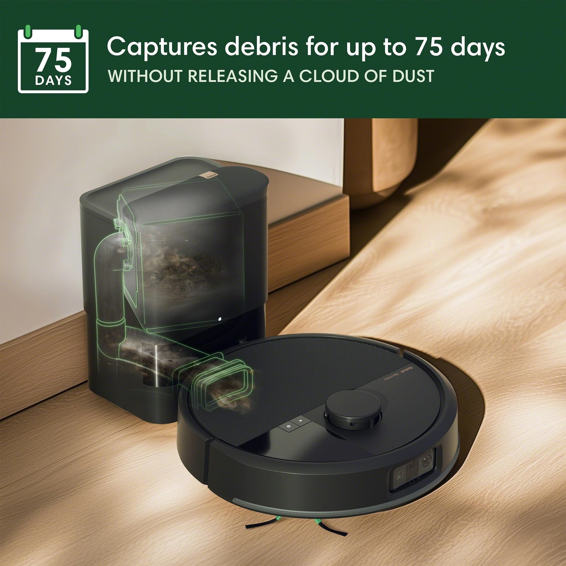 Roomba Plus 504 Vac Robot Vacuum with AutoEmpty Dock