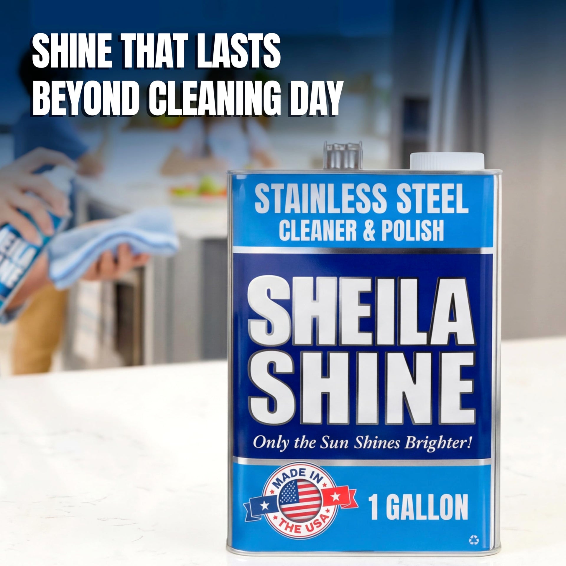 Stainless Steel Cleaner and Polish (128 Ounce)
