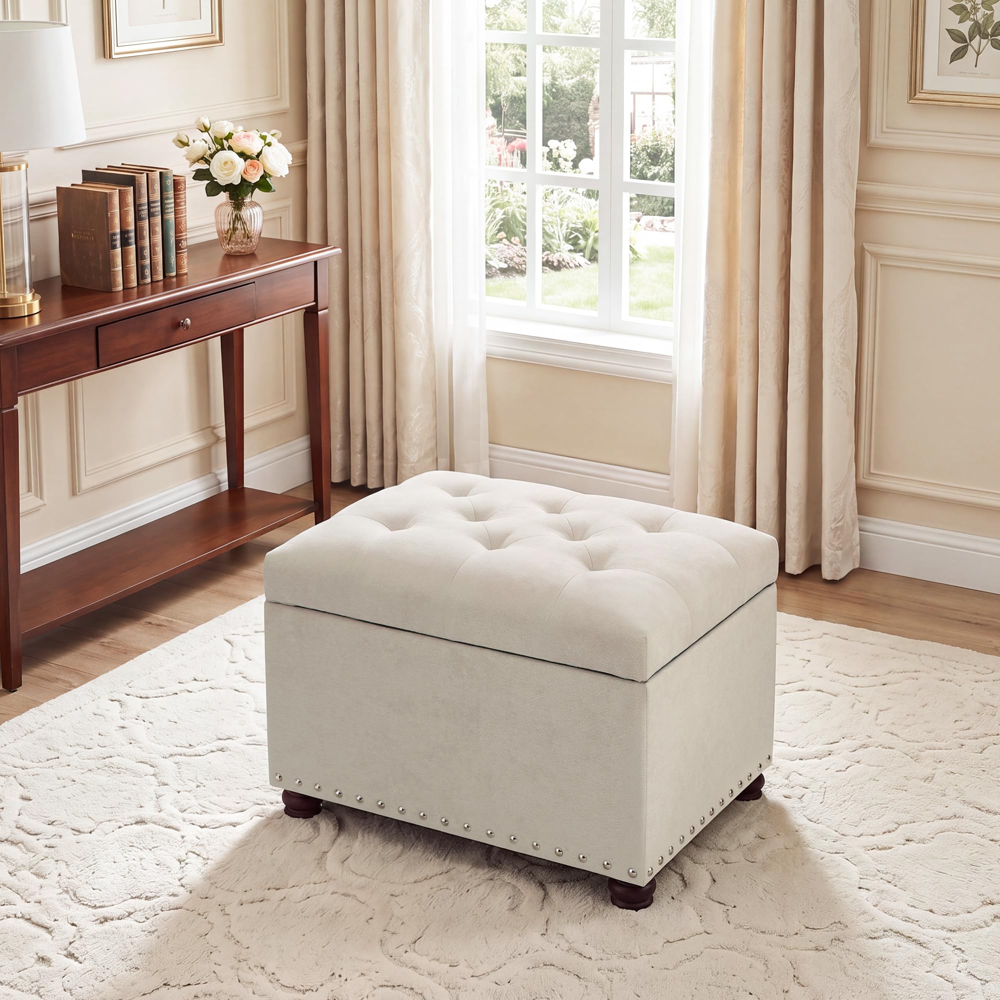 24" Ottoman with Storage