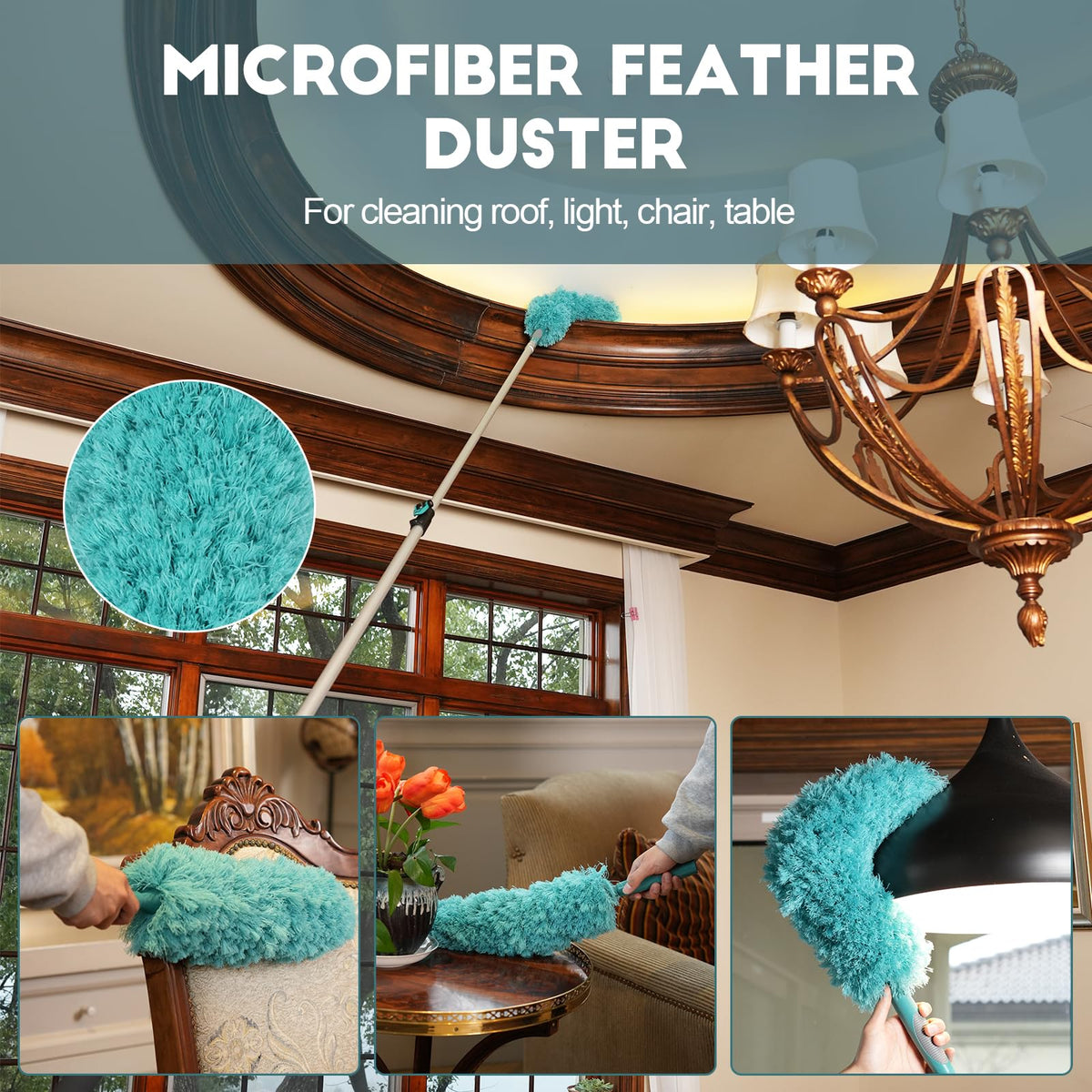 30 Foot High Reach Duster Kit with 6