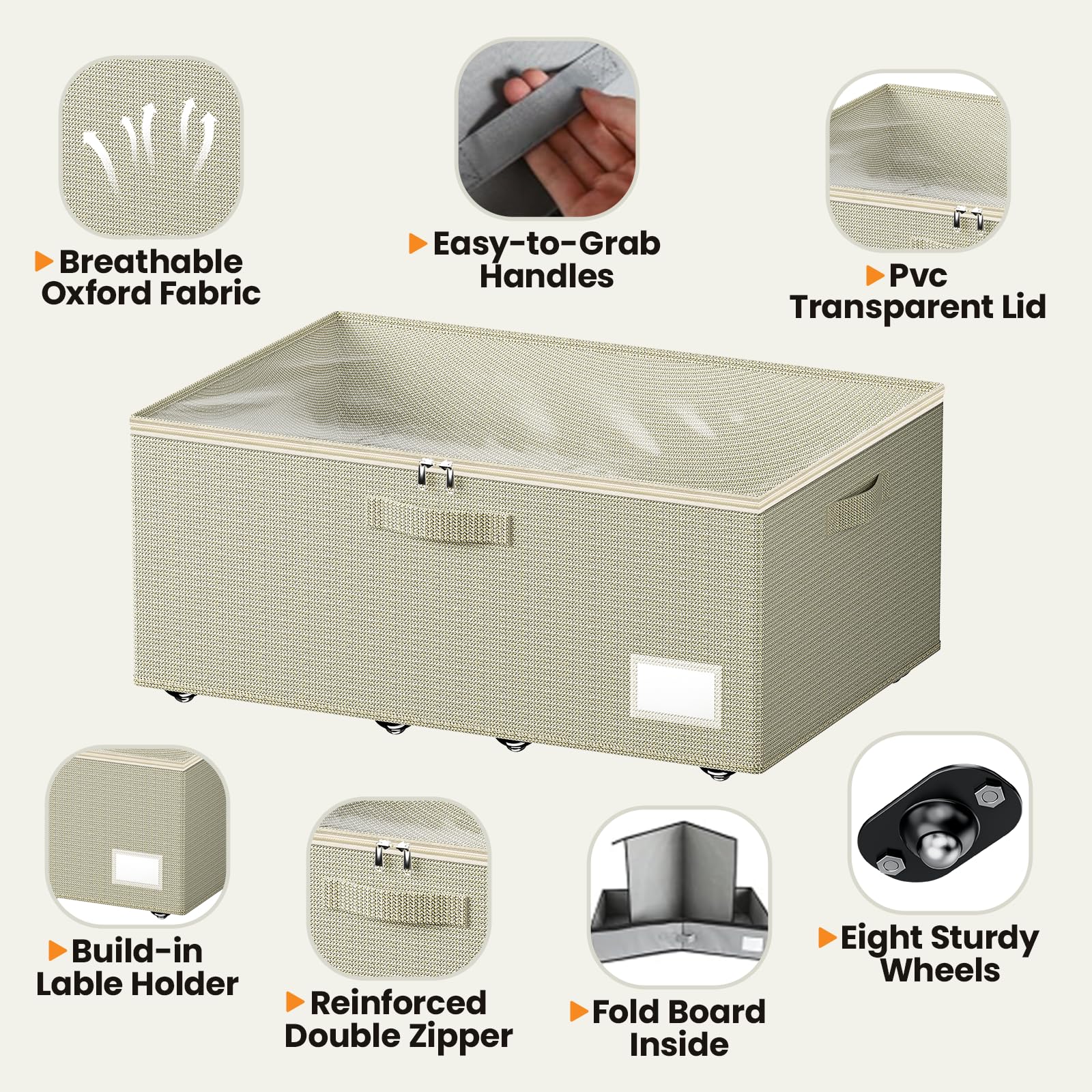 Under Bed Storage With Wheels