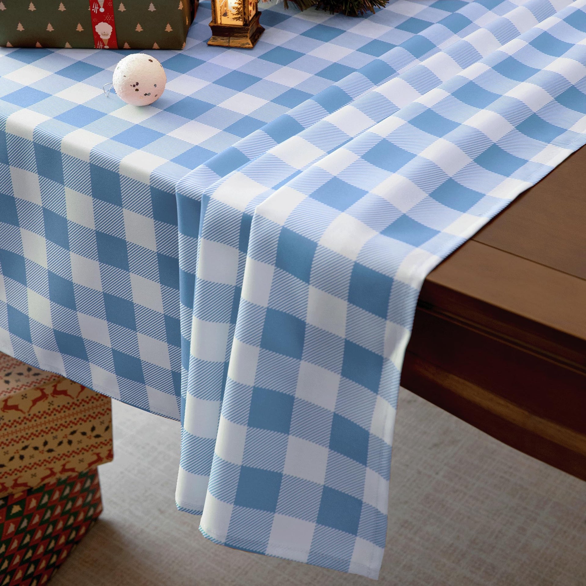 Classic Gingham Buffalo Tablecloth Fabric