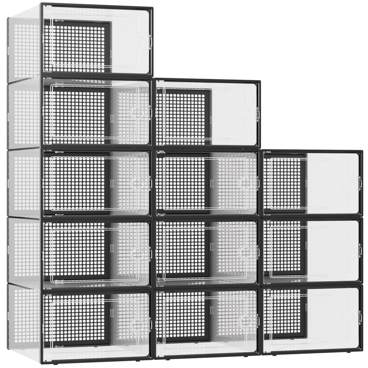 XXX Large Shoe Storage Boxes 12 Pack (12 Count)