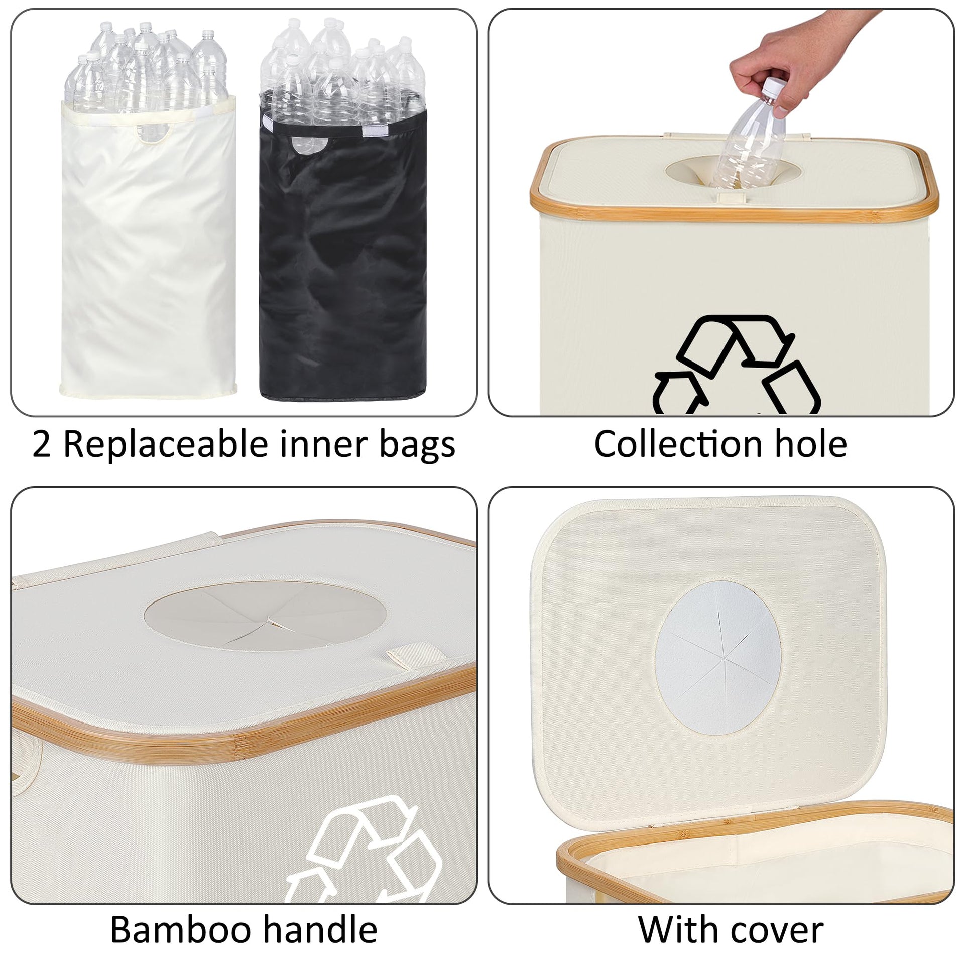 29 Gallon Recycling Bins for Kitchen