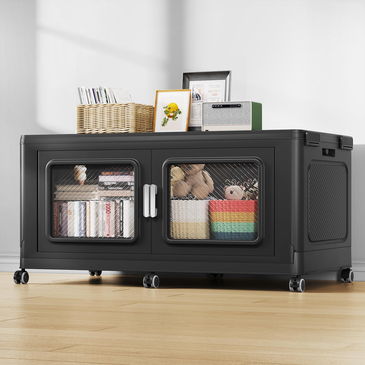 300 Qt Extra Large Stackable Storage Bin with Lid
