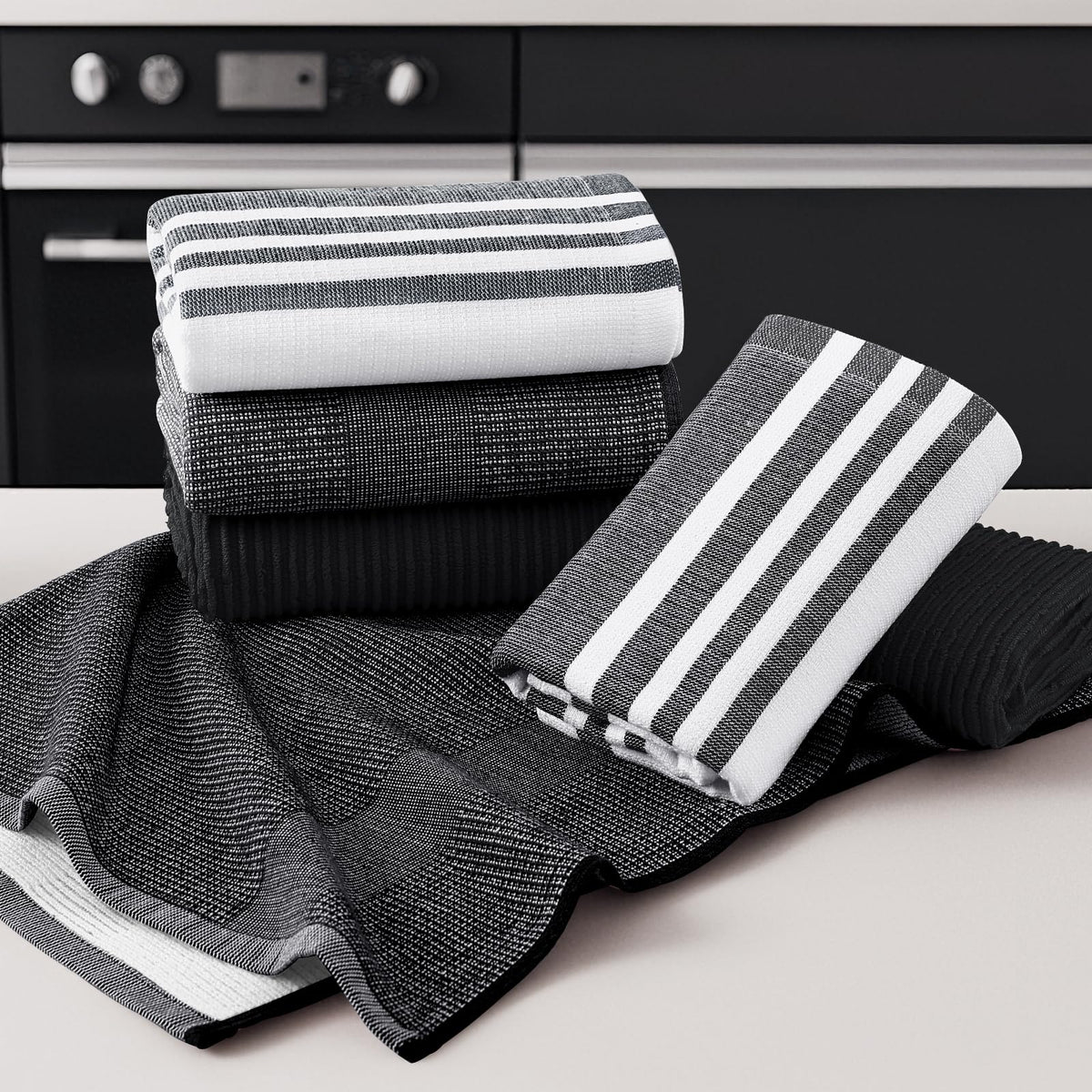 Cotton 380 GSM Premium Kitchen Towels (5.99 Count)