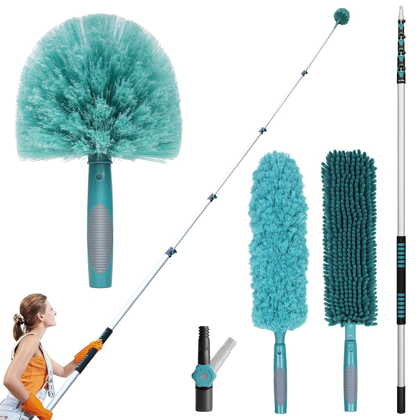 36 Foot High Reach Duster Kit with 7