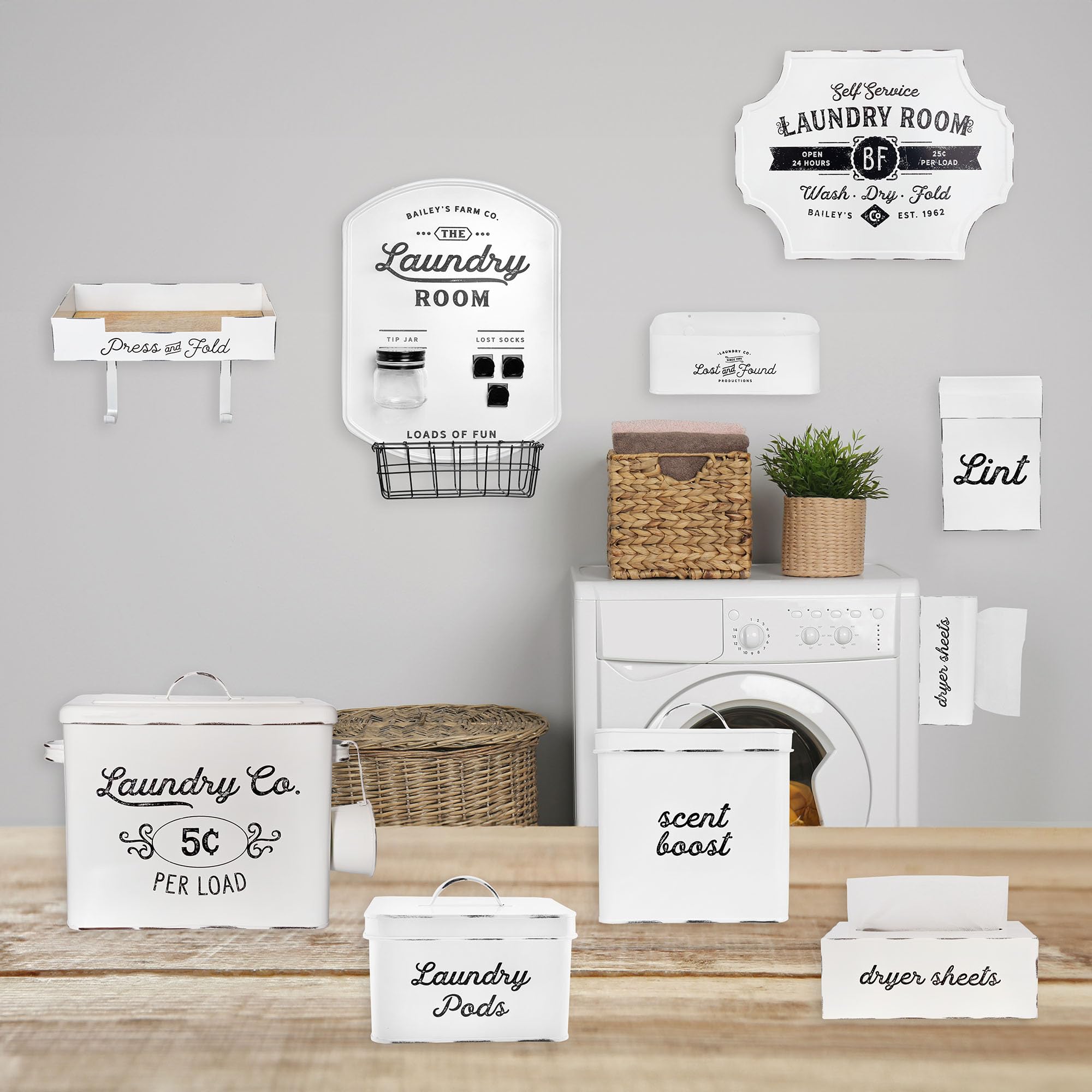 Farmhouse Laundry Powder Container