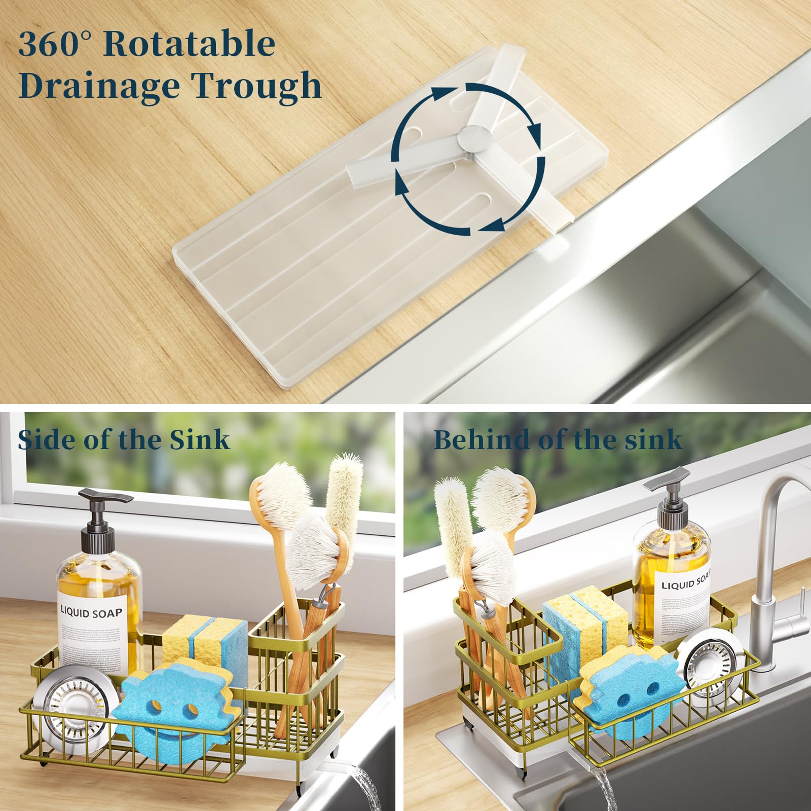 Sponge Holder for Kitchen Sink