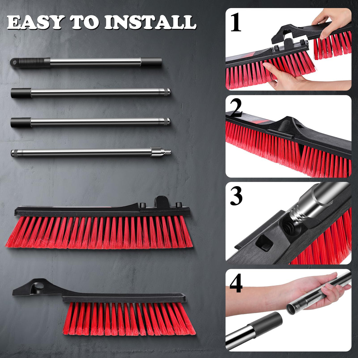 24" Push Broom Outdoor