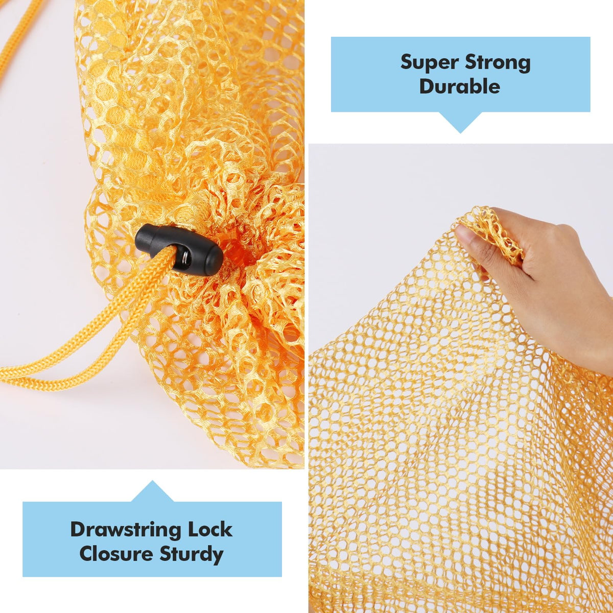 4Pcs Mesh Laundry Bags Washing Machine Mesh Wash Bags for Clothes (4 Count)