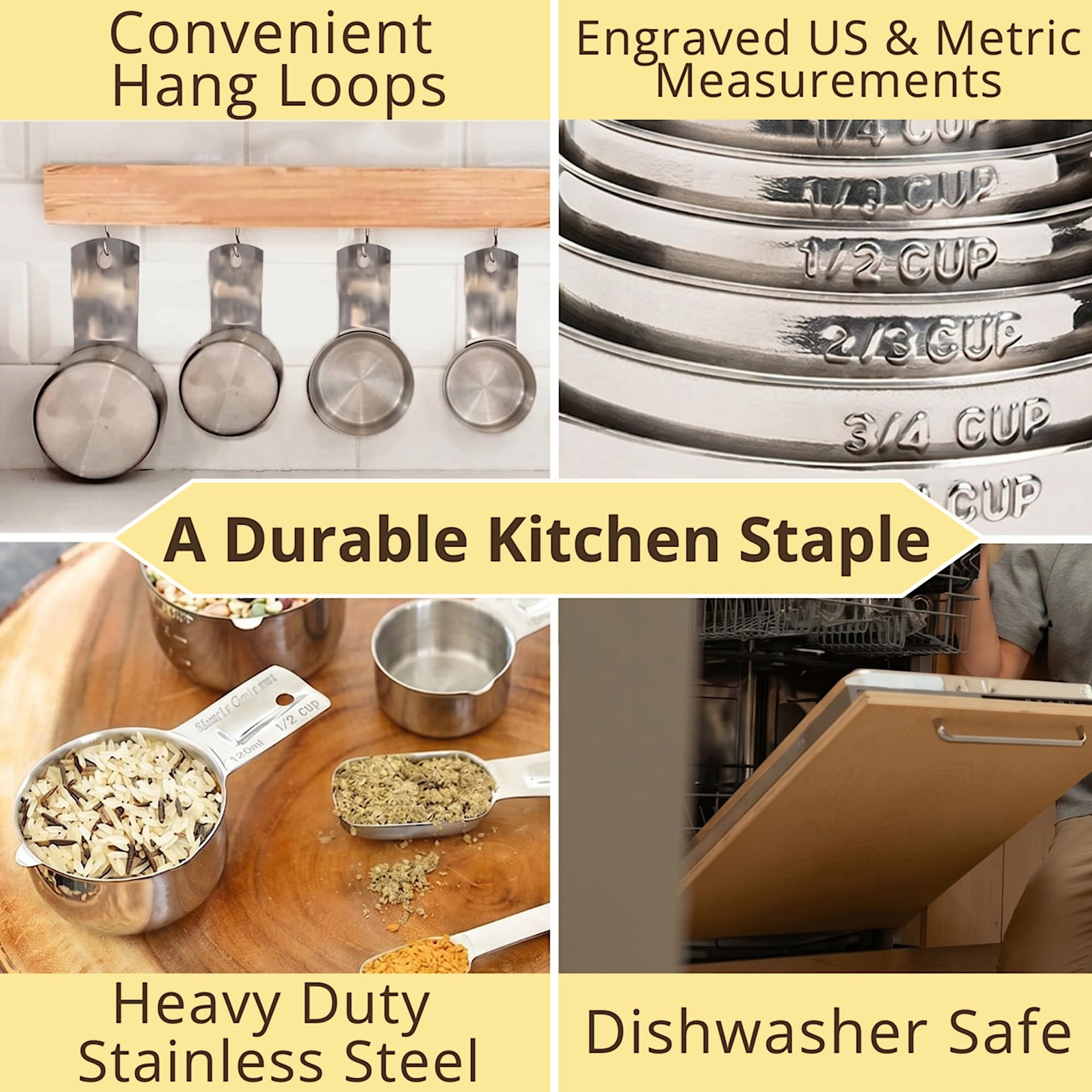 Measuring Cups & Spoons Set of 12
