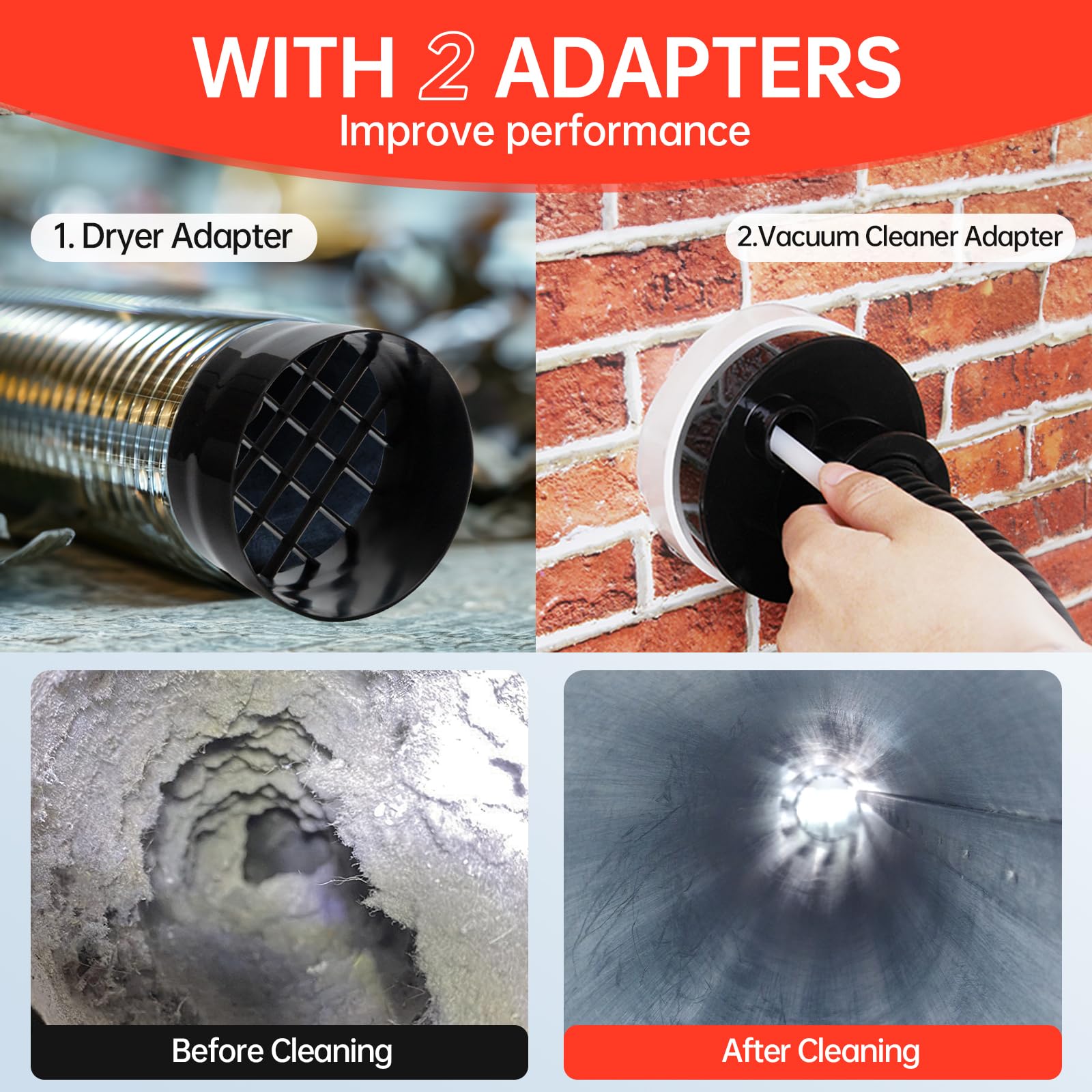 Dryer Vent Cleaner Kit