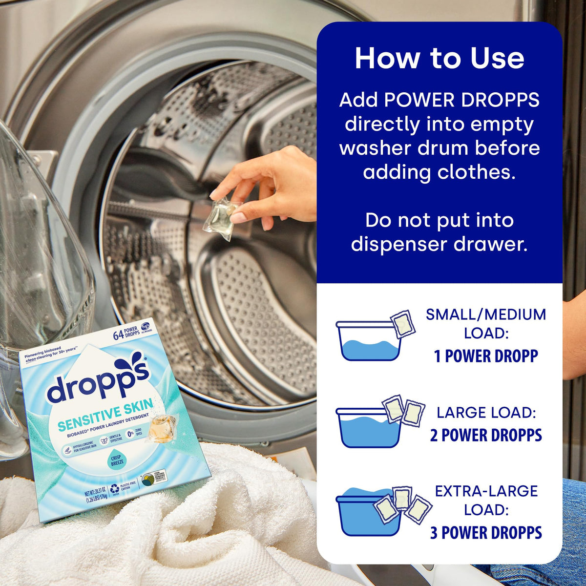 Sensitive Skin Laundry Detergent Pods (160 Count) - ModHome Supplies