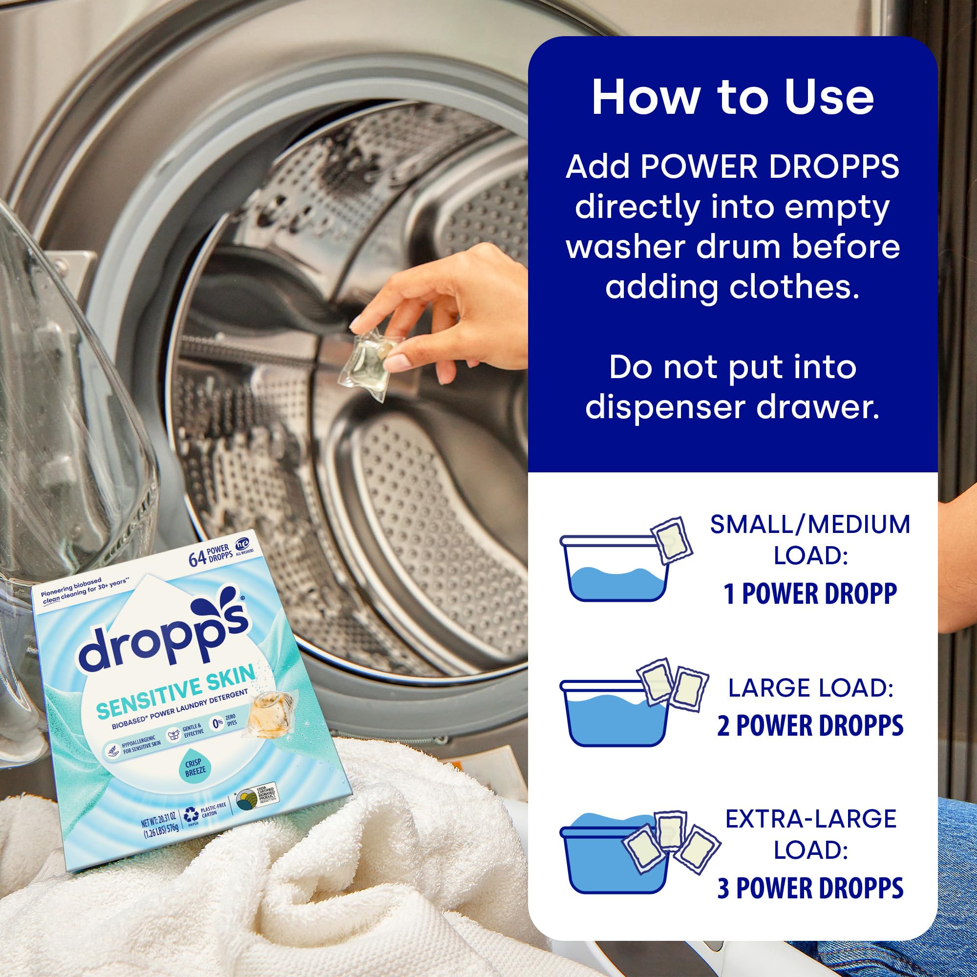 Sensitive Skin Laundry Detergent Pods (160 Count) - ModHome Supplies