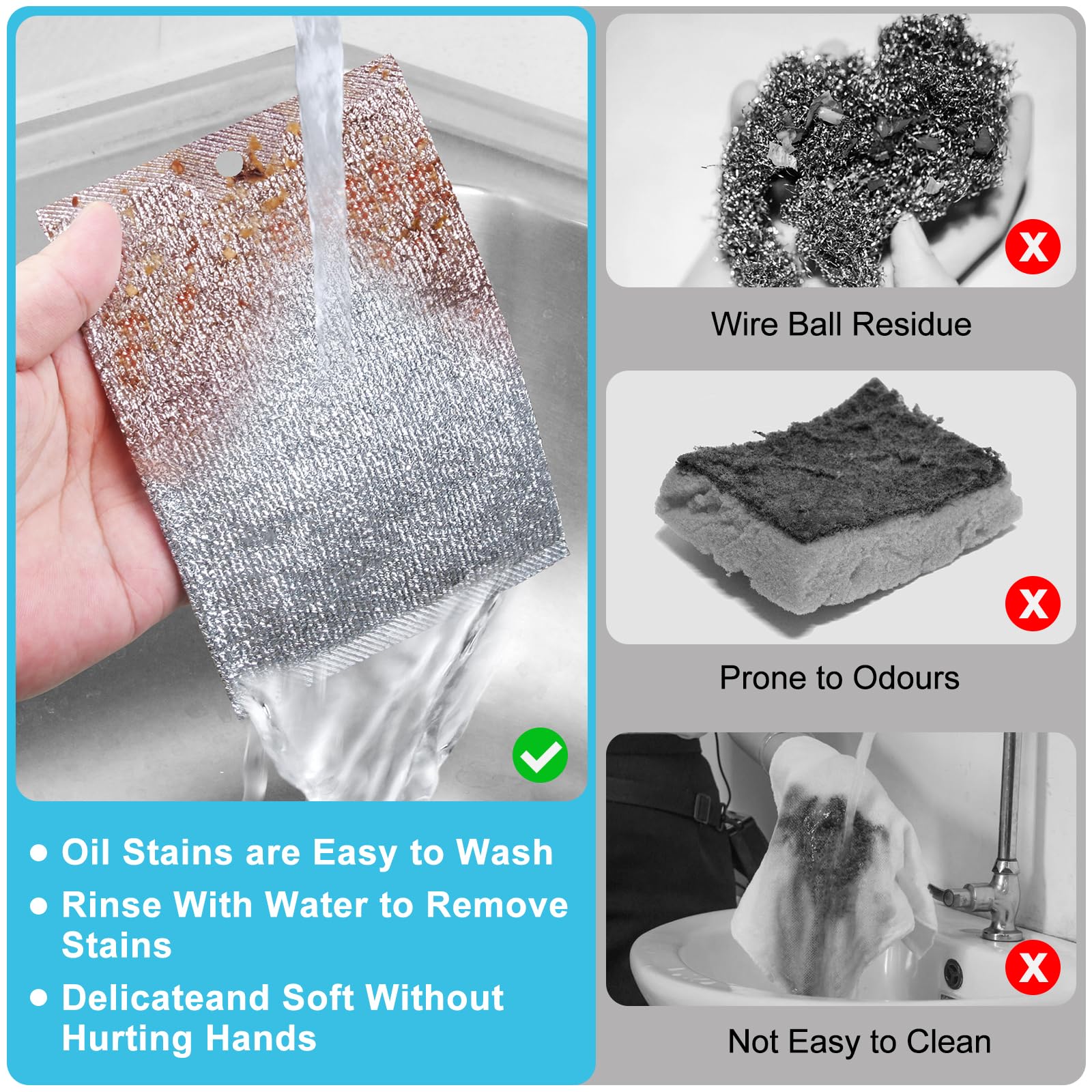 Steel Wool Scrubber (10 Count)