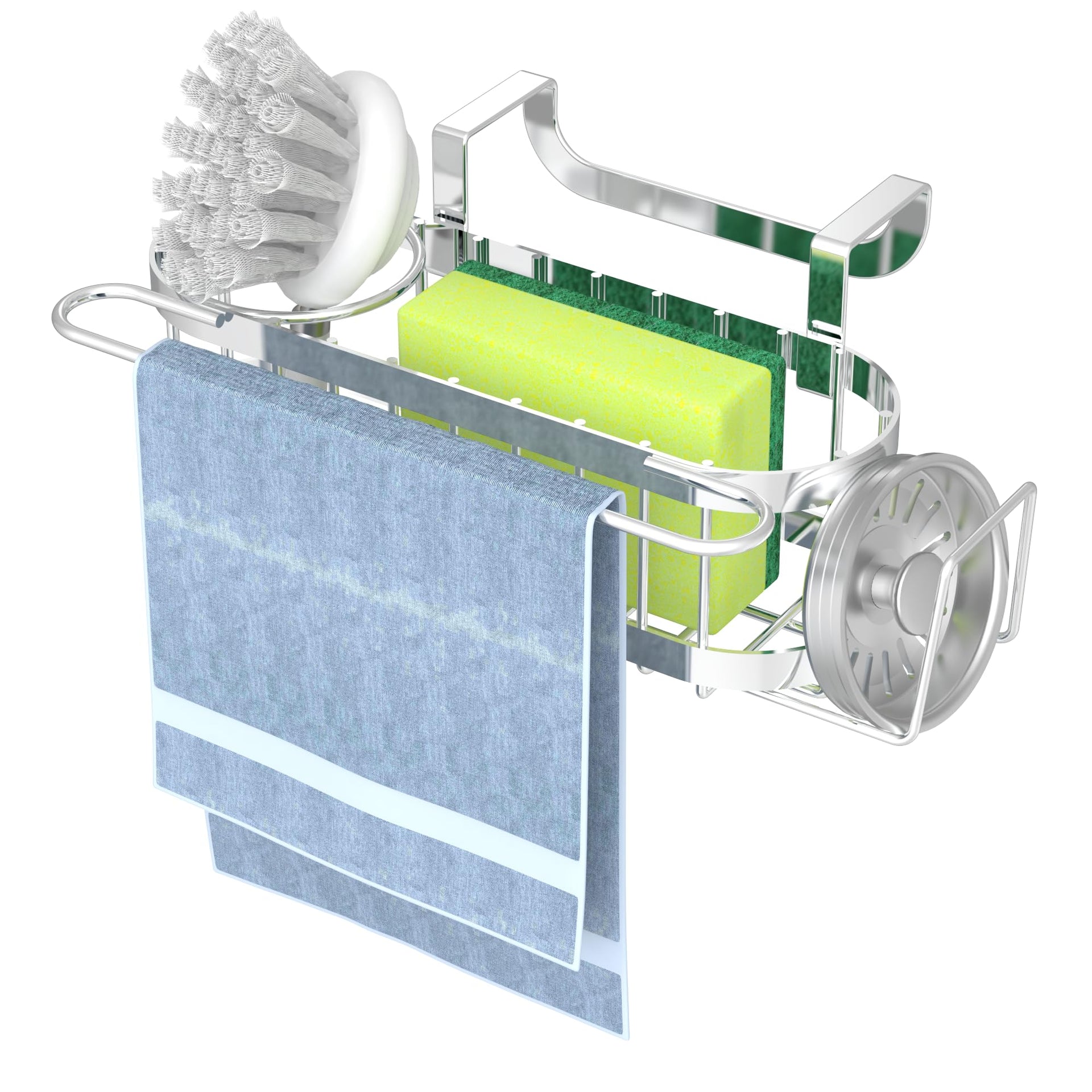 Kitchen Sink Caddy Sponge Holder in The Sink
