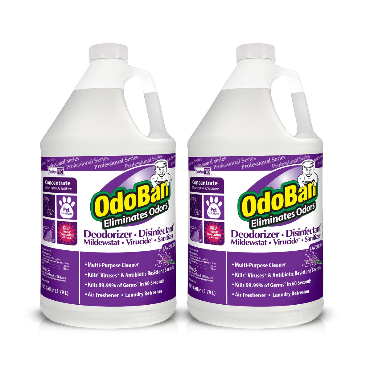 Professional Disinfectant and Odor Eliminator Concentrate (2 Count)