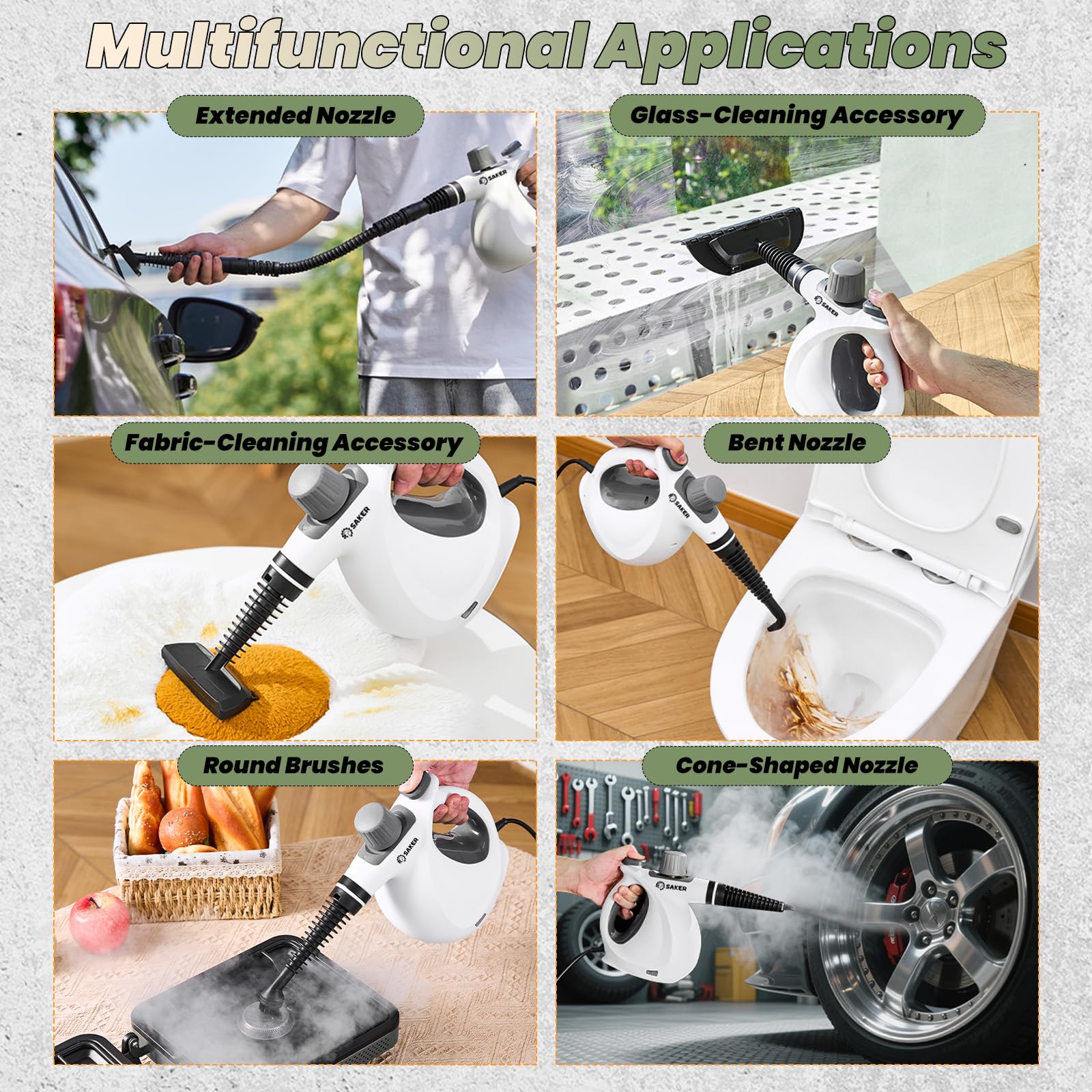 Pressurized Handheld Steam Cleaner