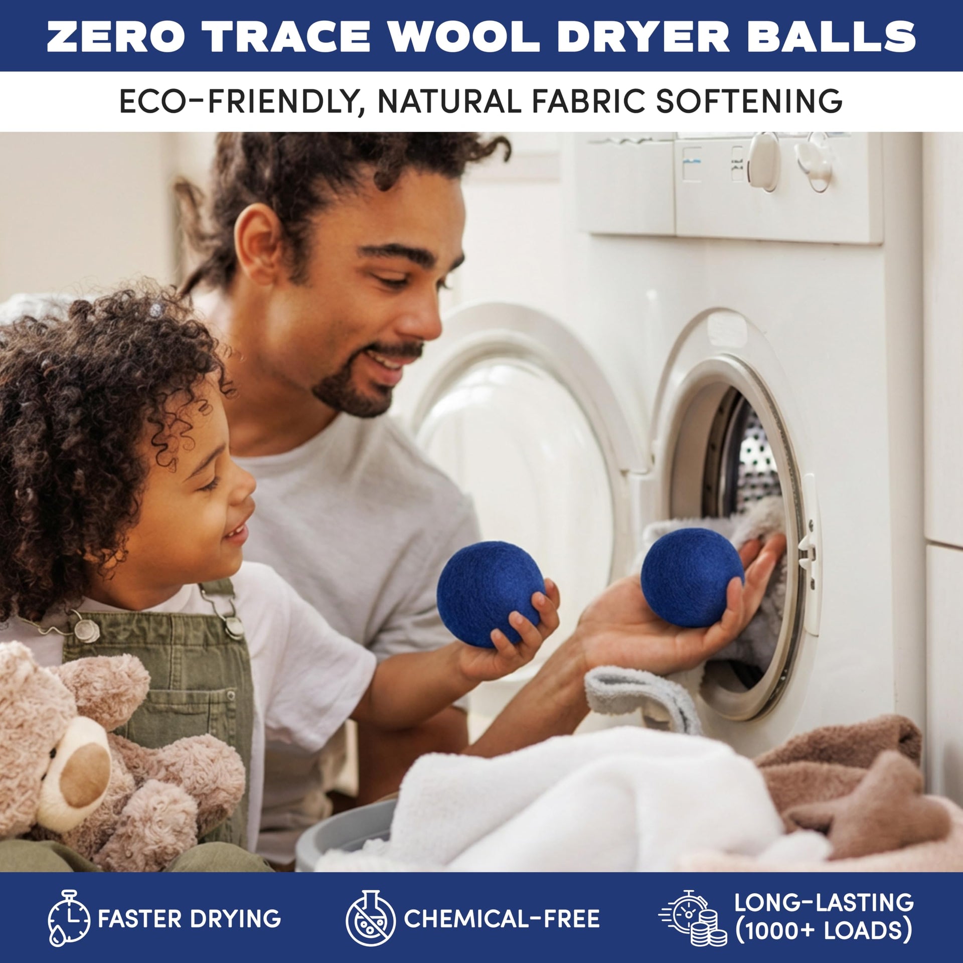 Wool Dryer Balls (4 Count)