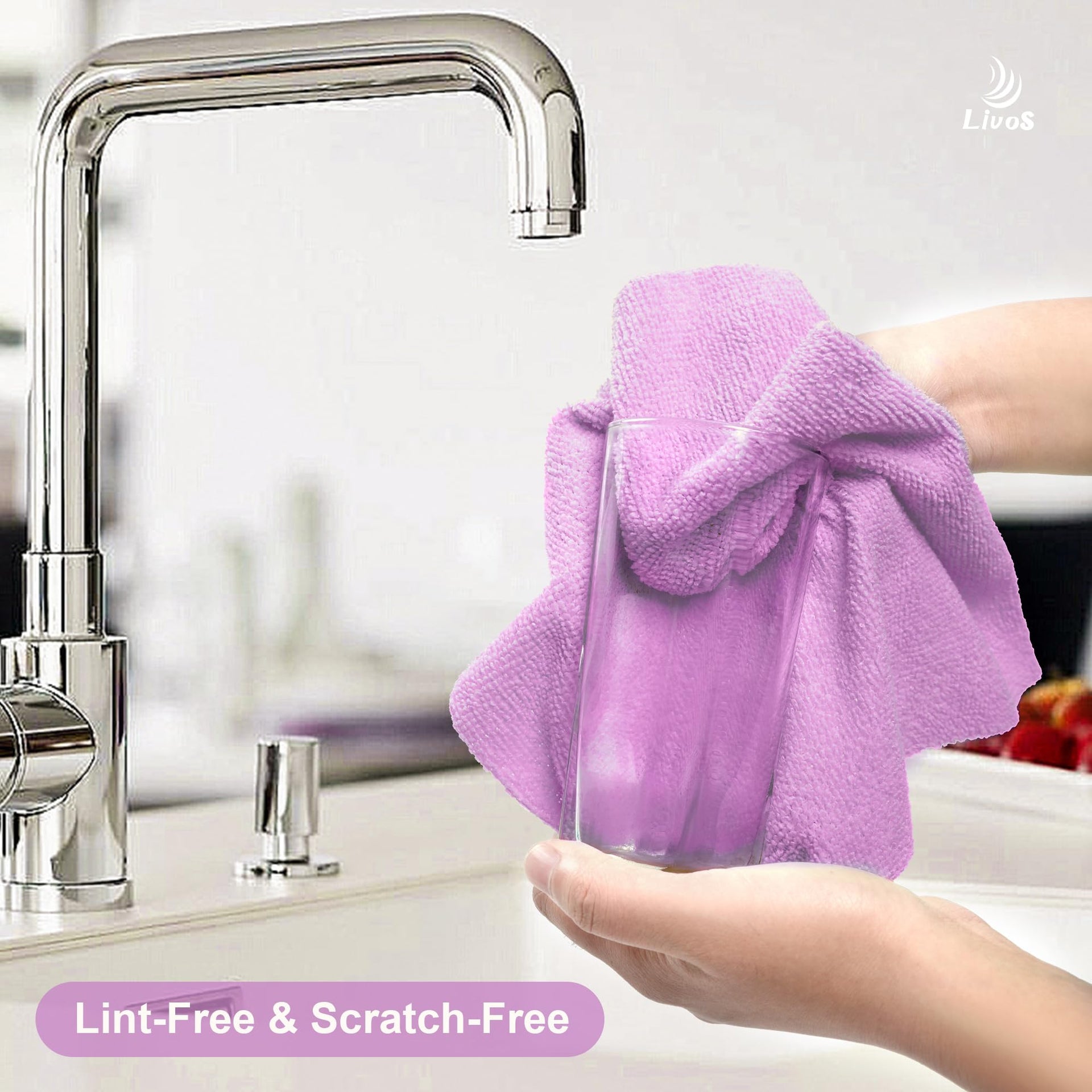 Microfiber Cleaning Cloth Roll (80 Count)
