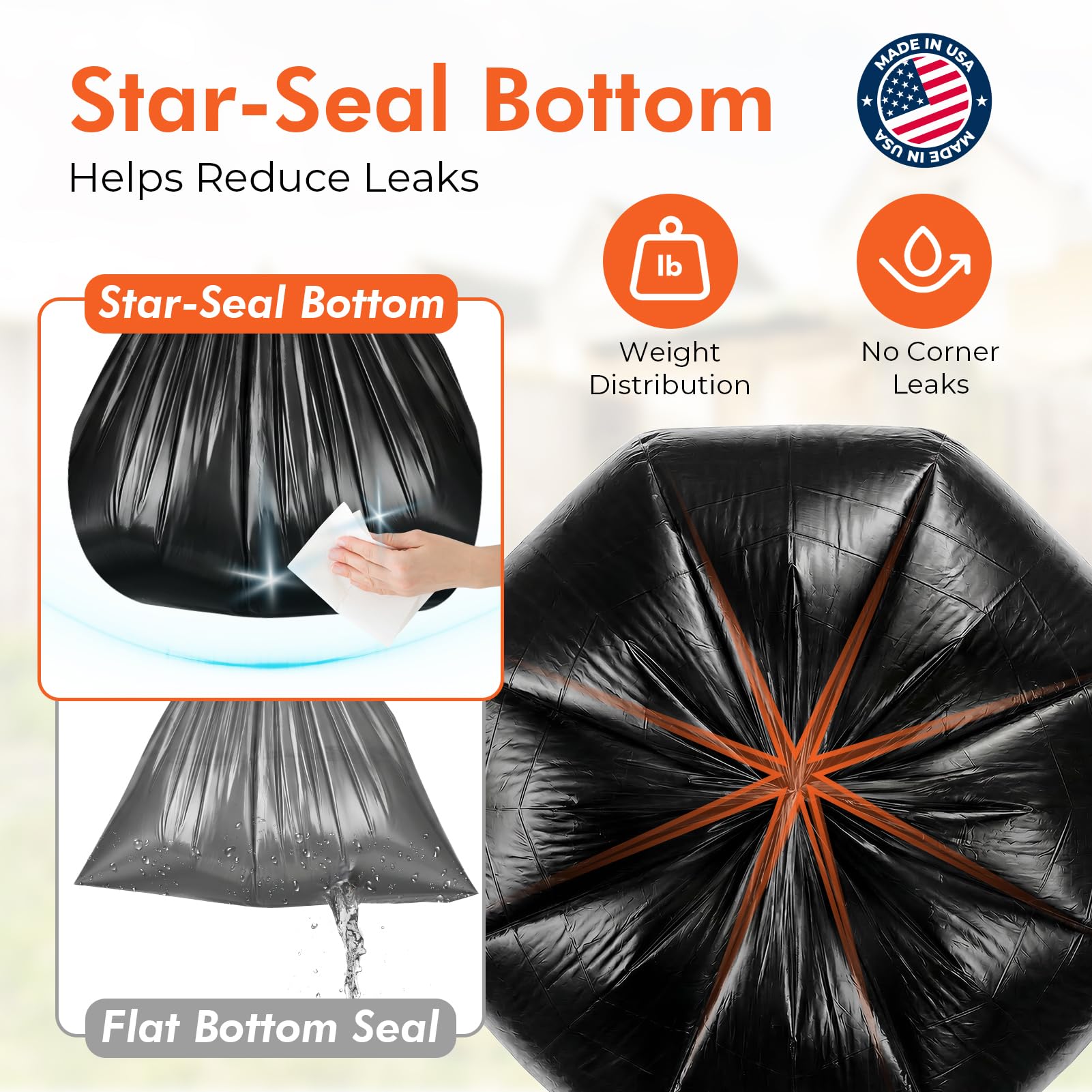 55 60 Gallon Trash Bags (150 Count)