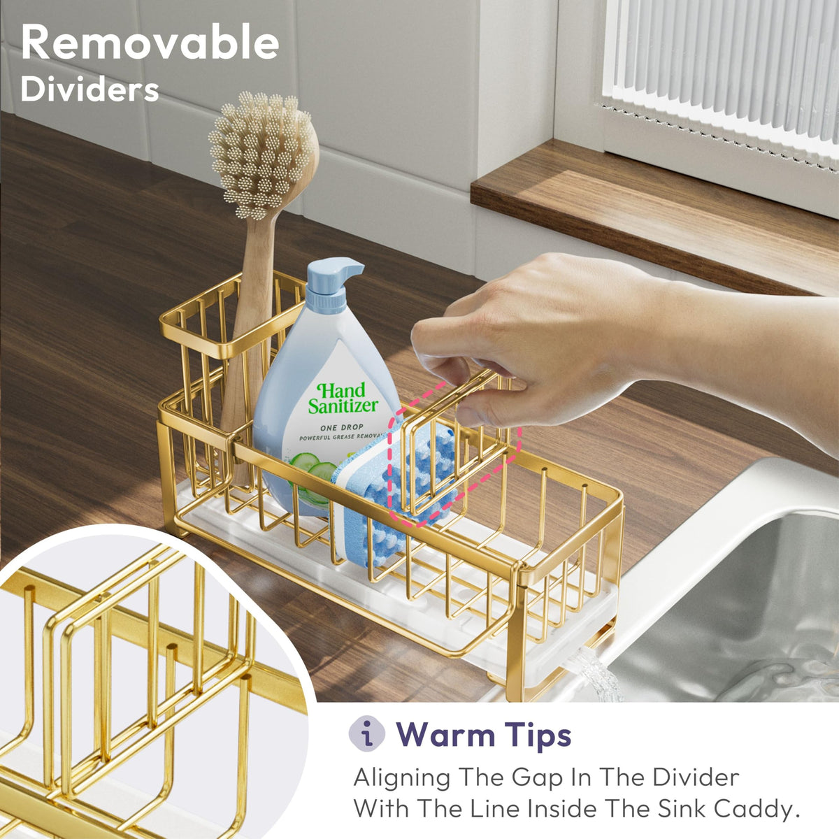 Sponge Holder for Kitchen Sink