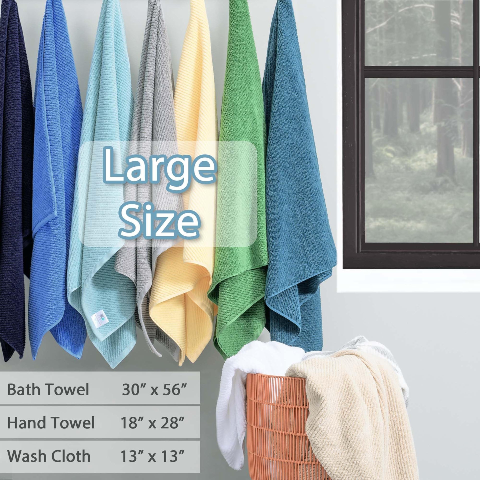 6PC Towel Set (6 Count)
