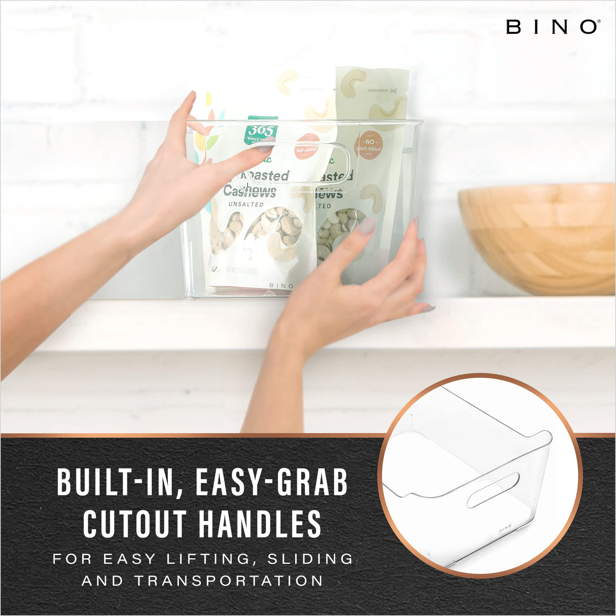 Plastic Storage Bins (2 Count)