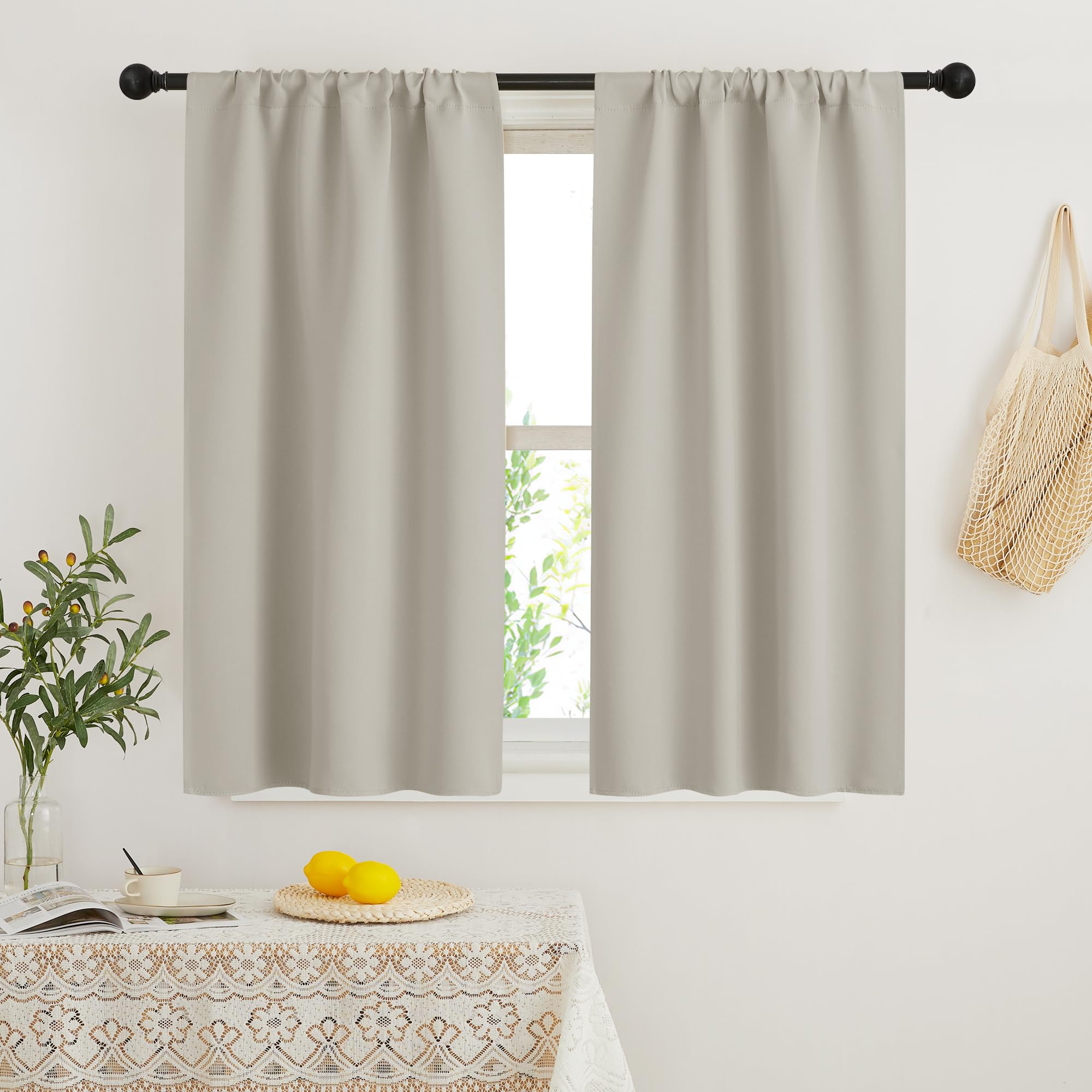 54 inch Curtains for Living Room Bedroom (2 Count)