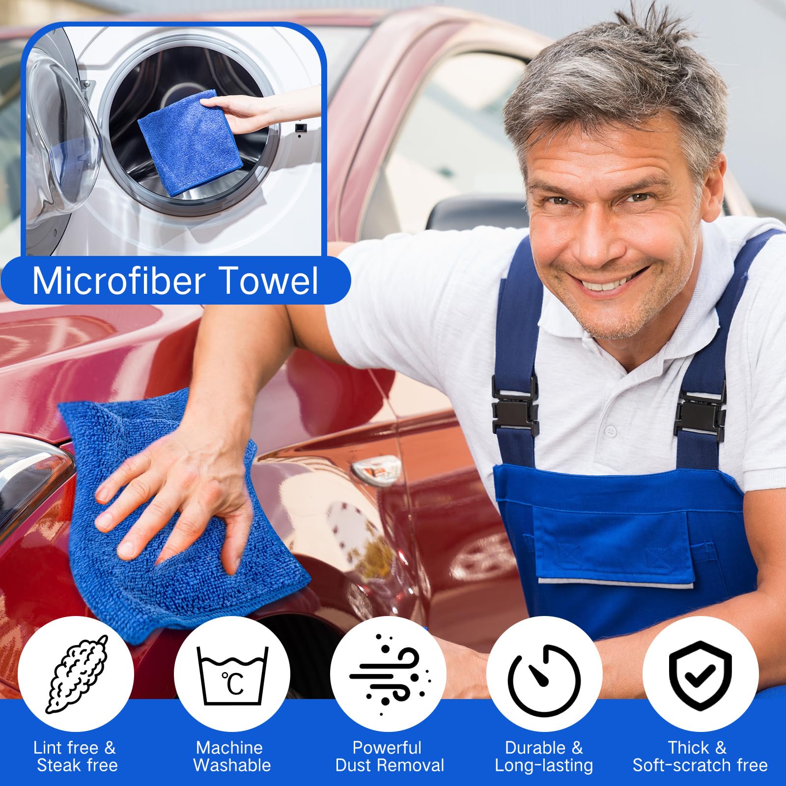 200 Microfiber Cleaning Cloths