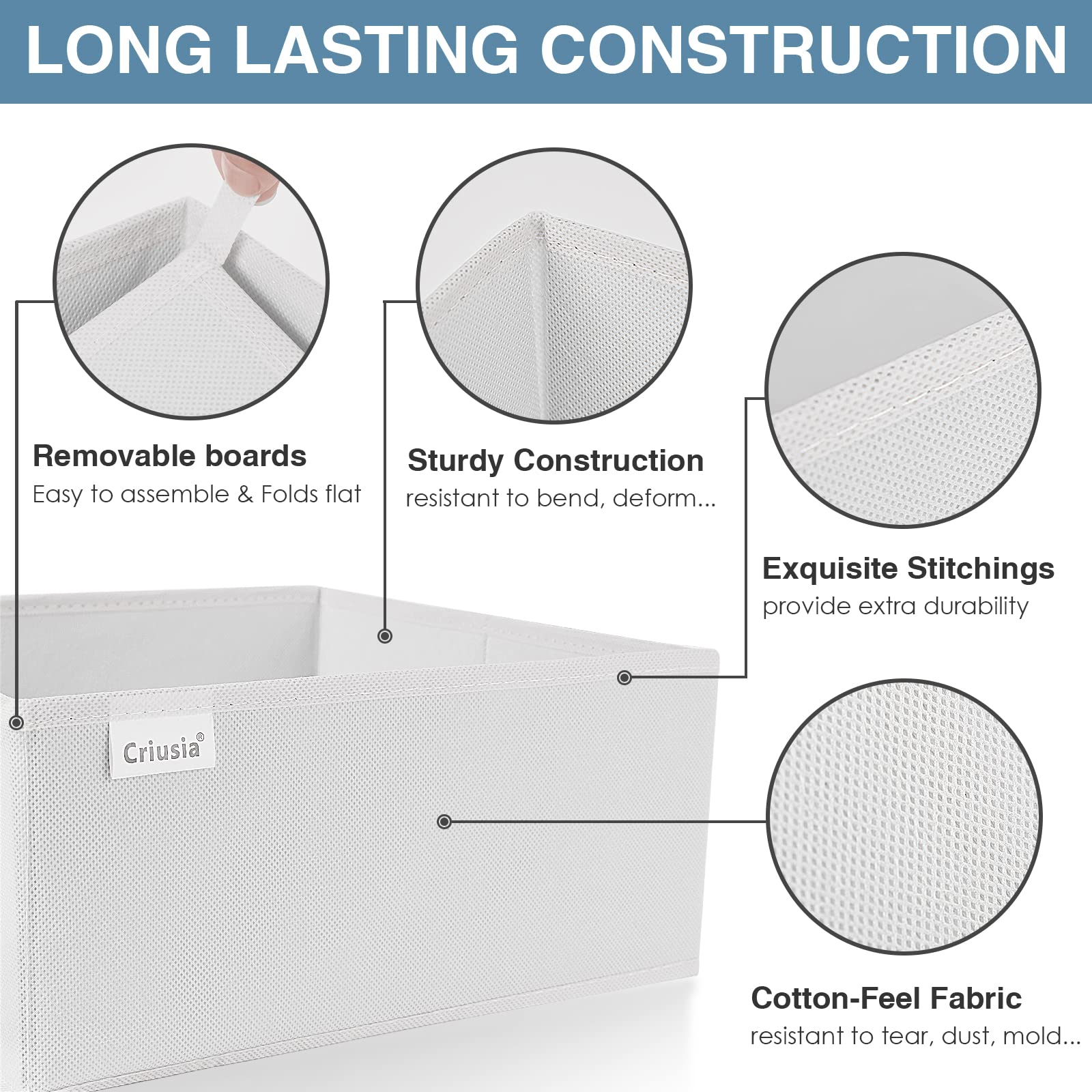 Drawer Organizer Clothes (8 Count)
