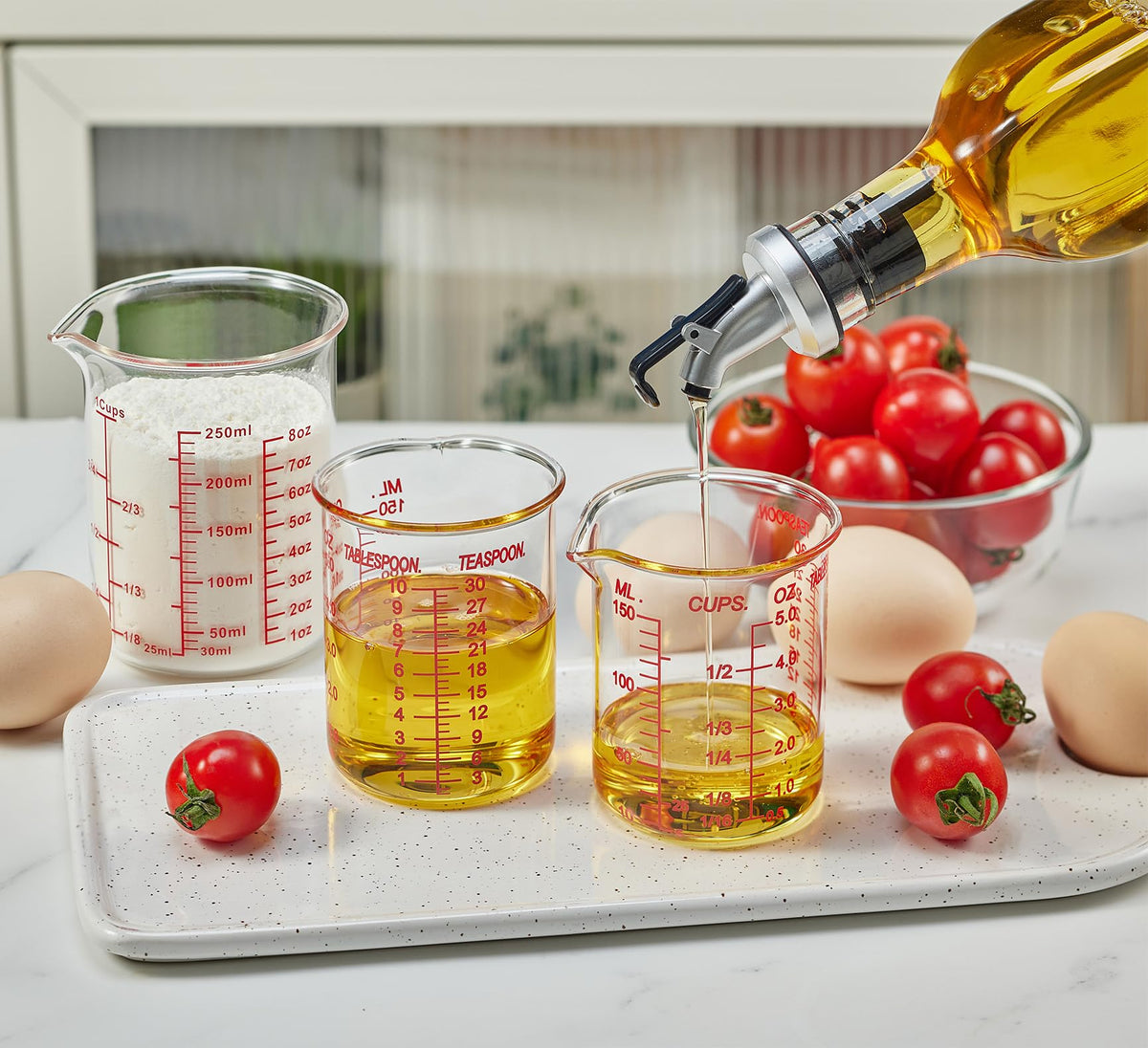 High Borosilicate Glass Measuring Cup
