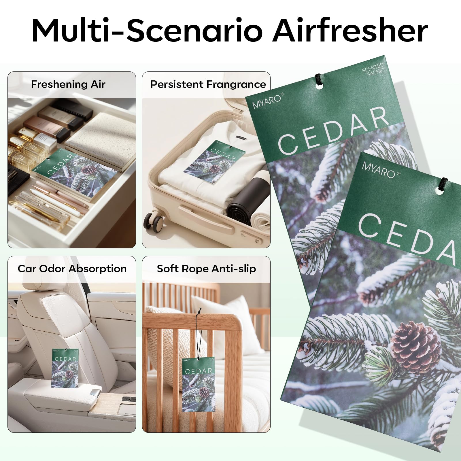 20Pcs Cedar Scented Sachets (20 Count)