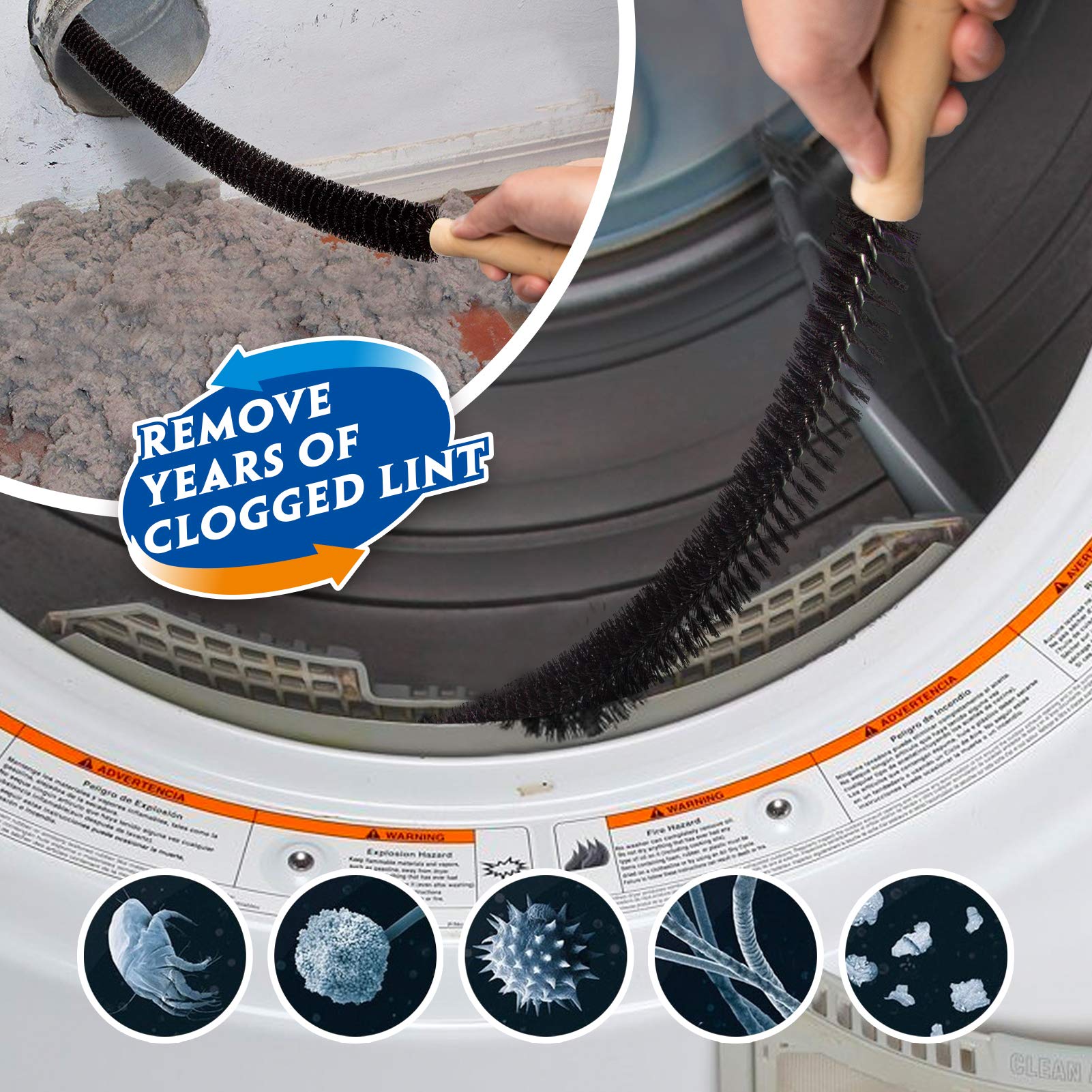 Dryer Vent Cleaner Kit 2Pack (2 Count)