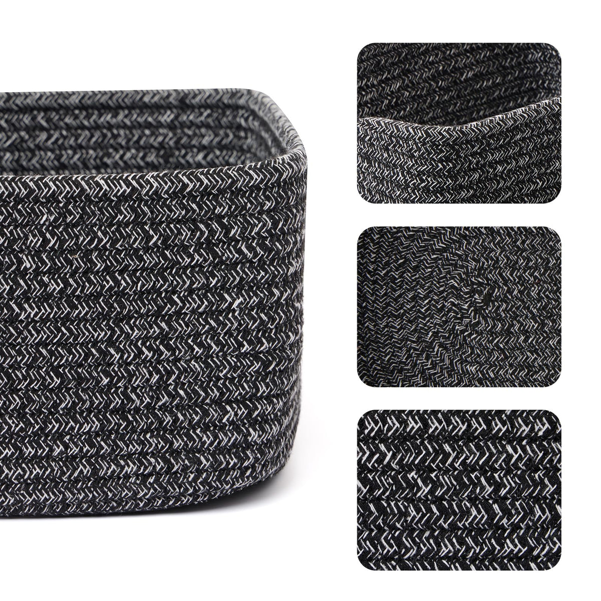 Small Storage Baskets for Organizing (3 Count)
