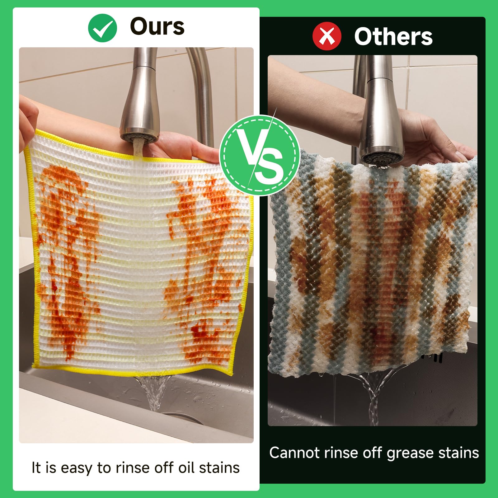 Wood Fiber Cleaning Cloth (15 Count)