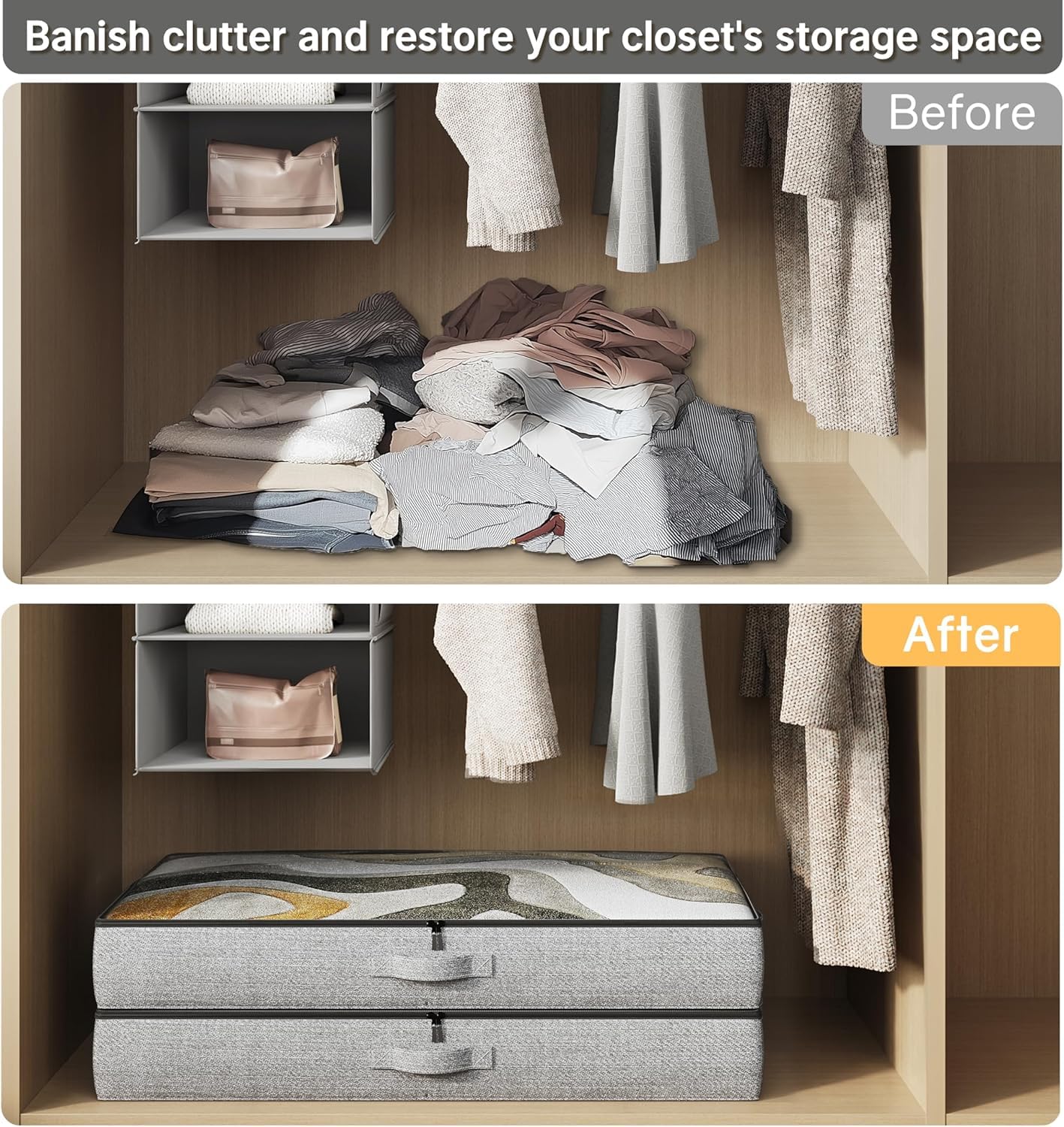 2 Pack Under Bed Storage Containers (2 Count)