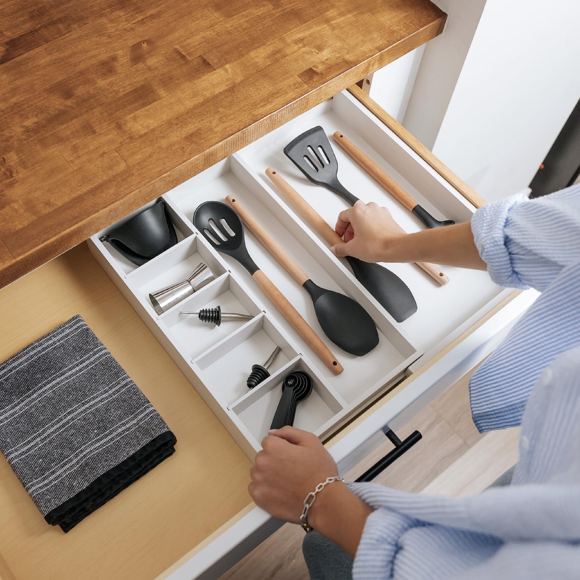 Utensil & Junk Drawer Organizer
