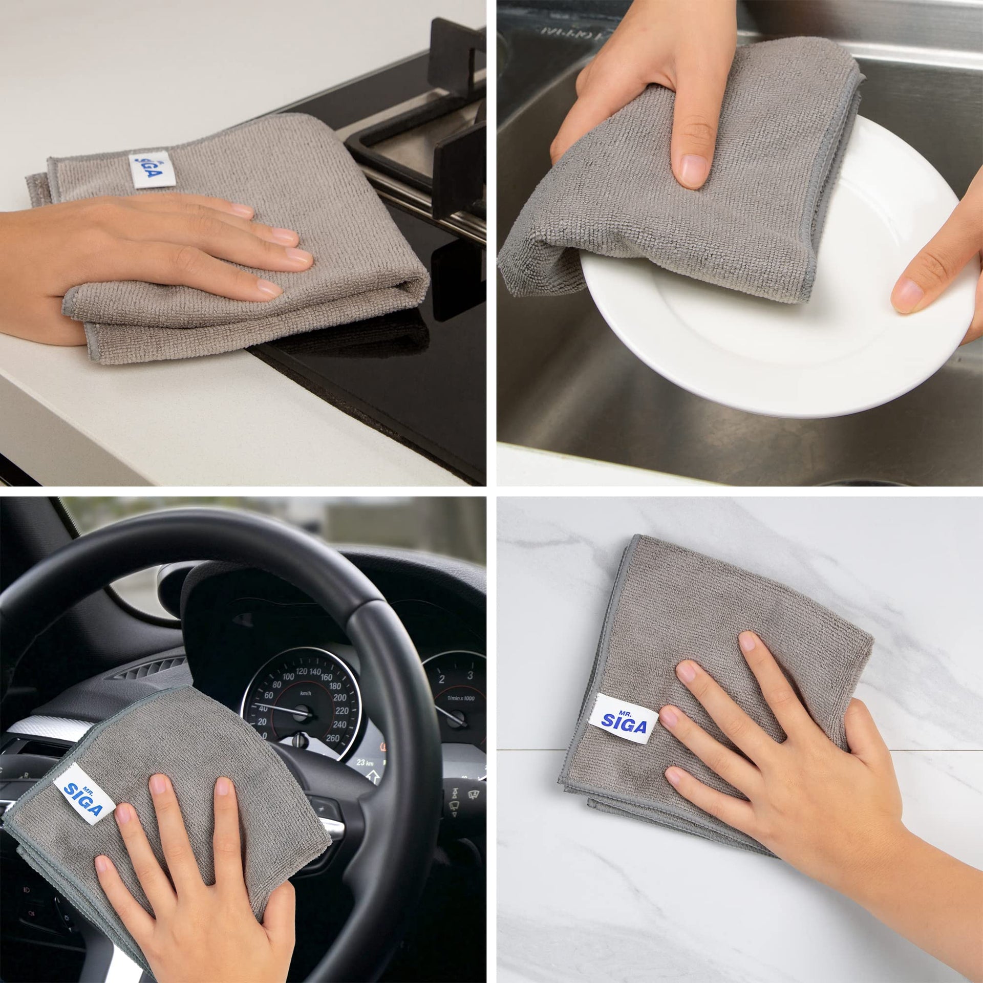 Microfiber Cleaning Cloths (12 Count)