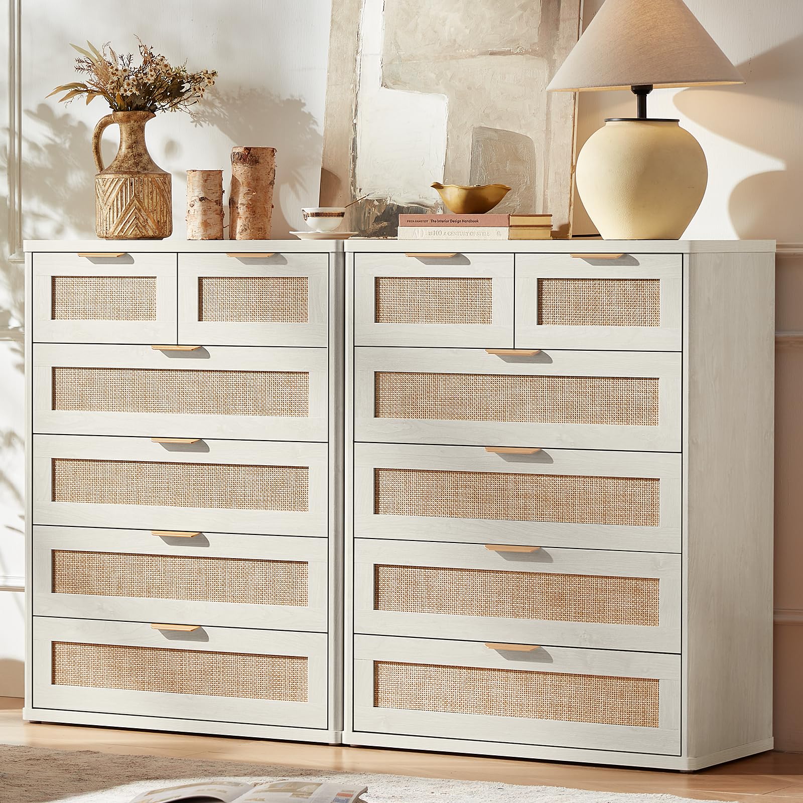 Rattan Dresser for Bedroom Set 2