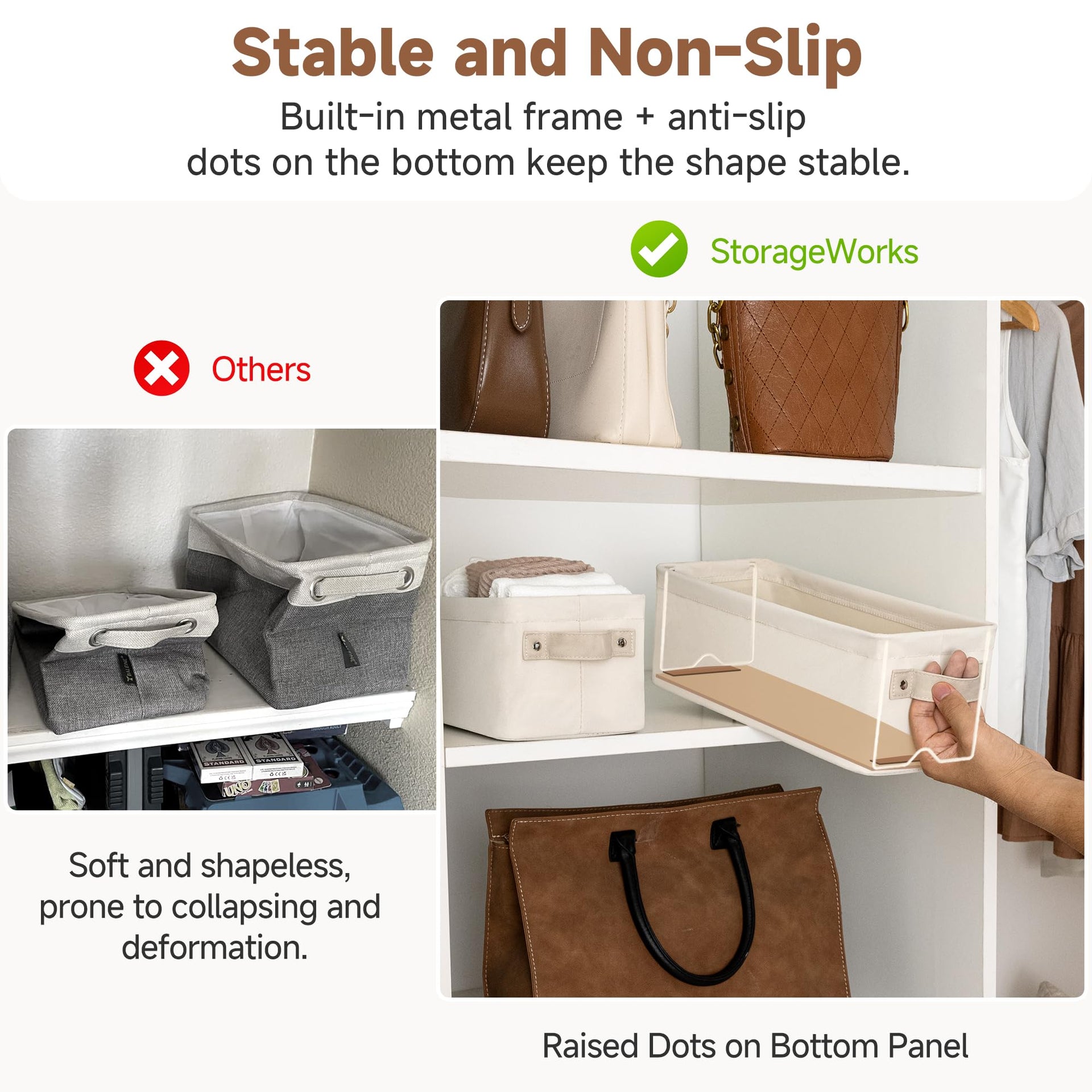 Narrow Storage Bins (2 Count)