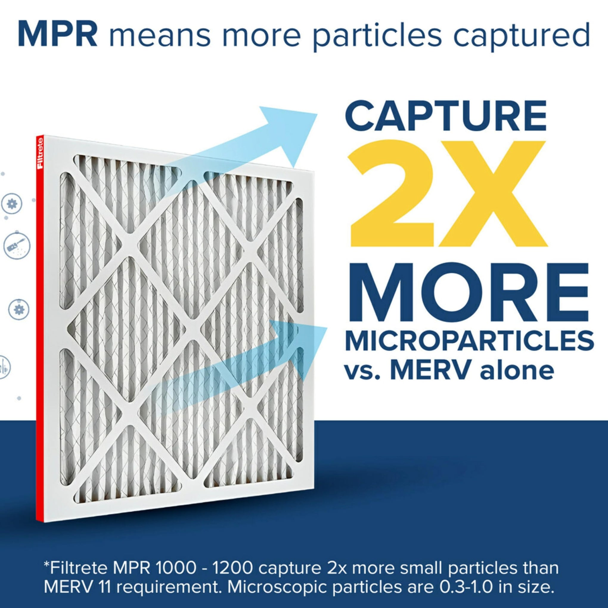 16x25x2 AC Furnace Air Filter (4 Count)