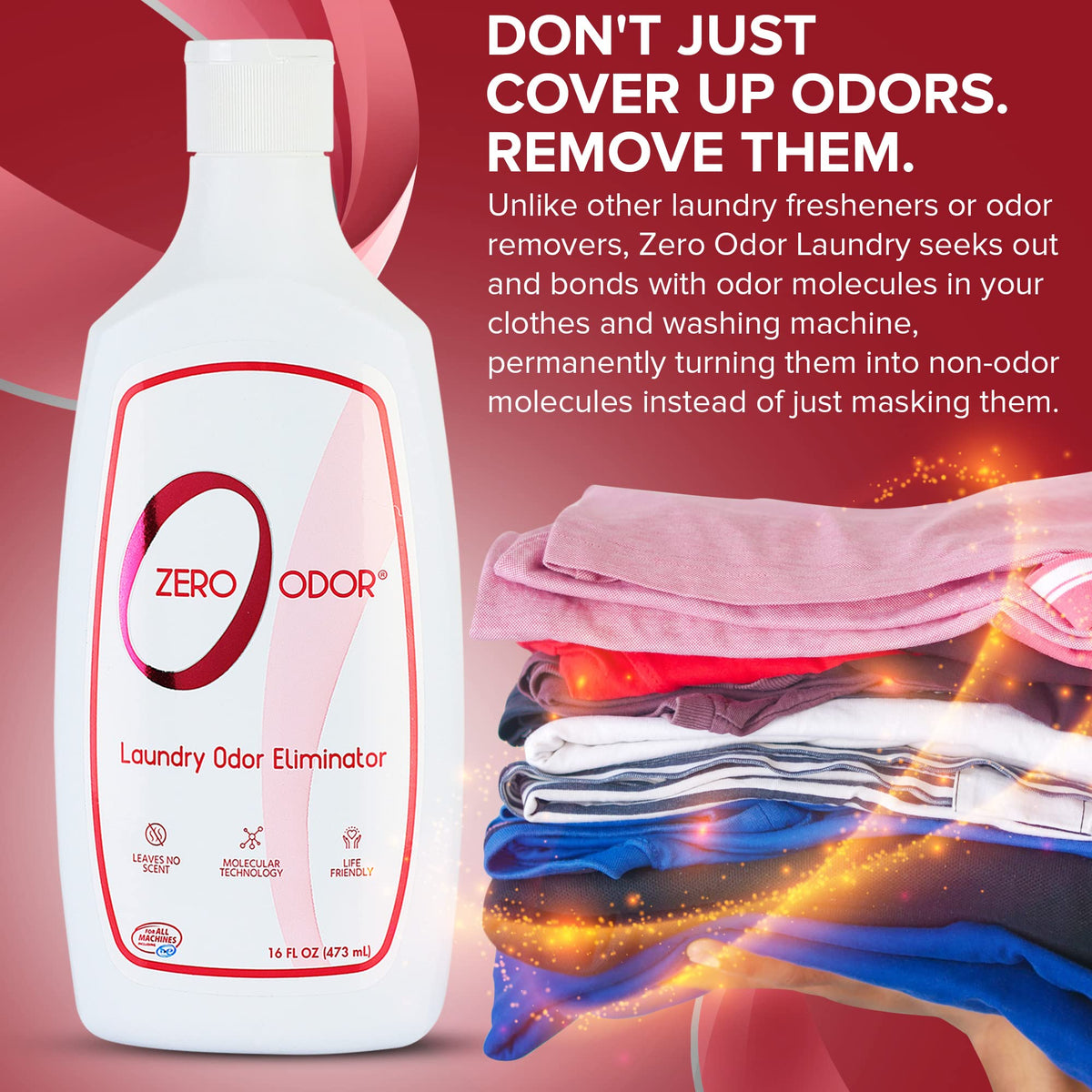 Laundry Odor Eliminator for Clothes (48 Fl Oz)