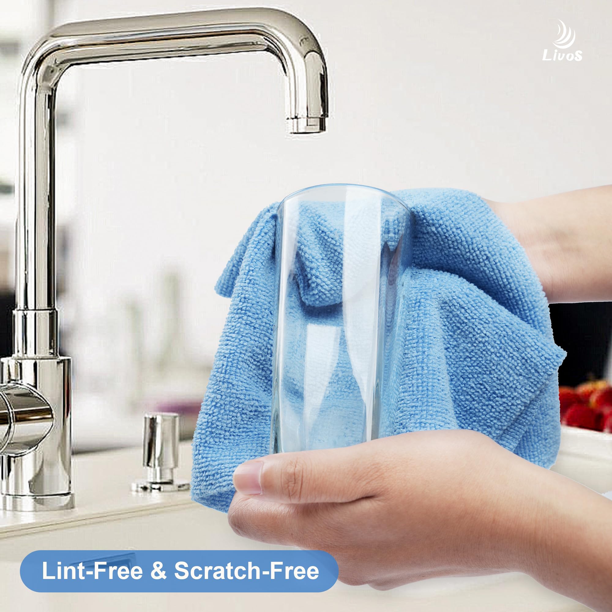 Microfiber Cleaning Cloth Roll (80 Count)