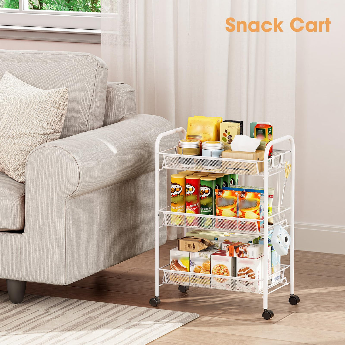 3 Tier Rolling Cart